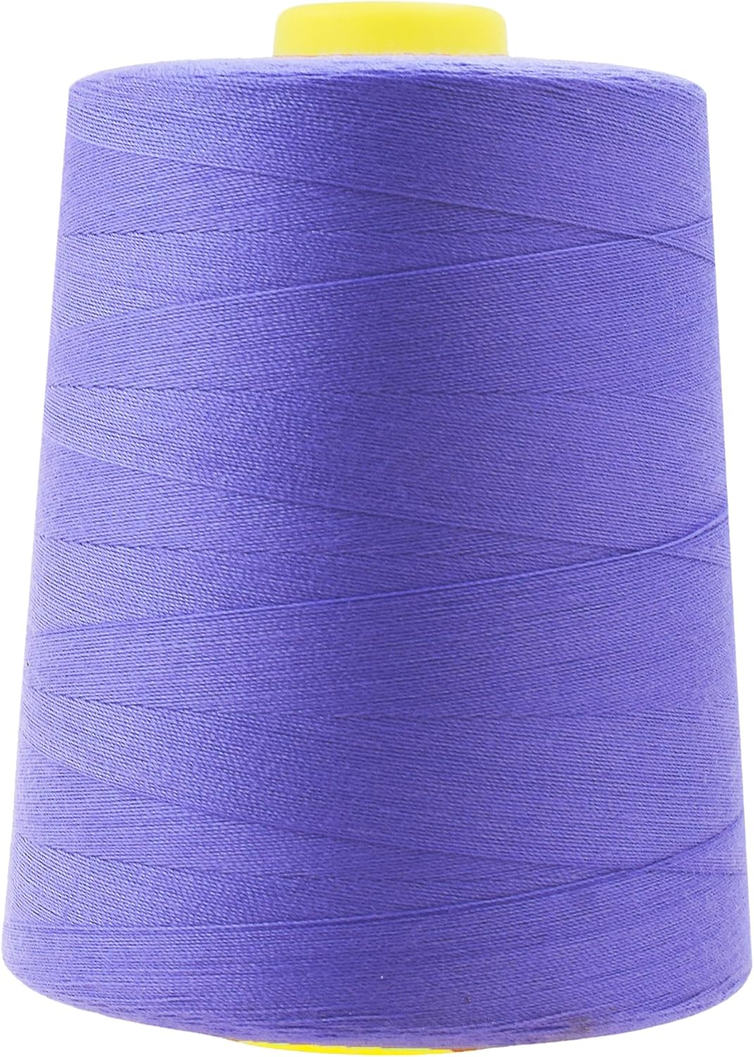 Mandala Crafts 4 Pack of Serger Threads Cones Spools - 20S/2 24000 Yards Polyester Periwinkle Threads for Sergers Machine and Overlock Quilting Sewing Machine