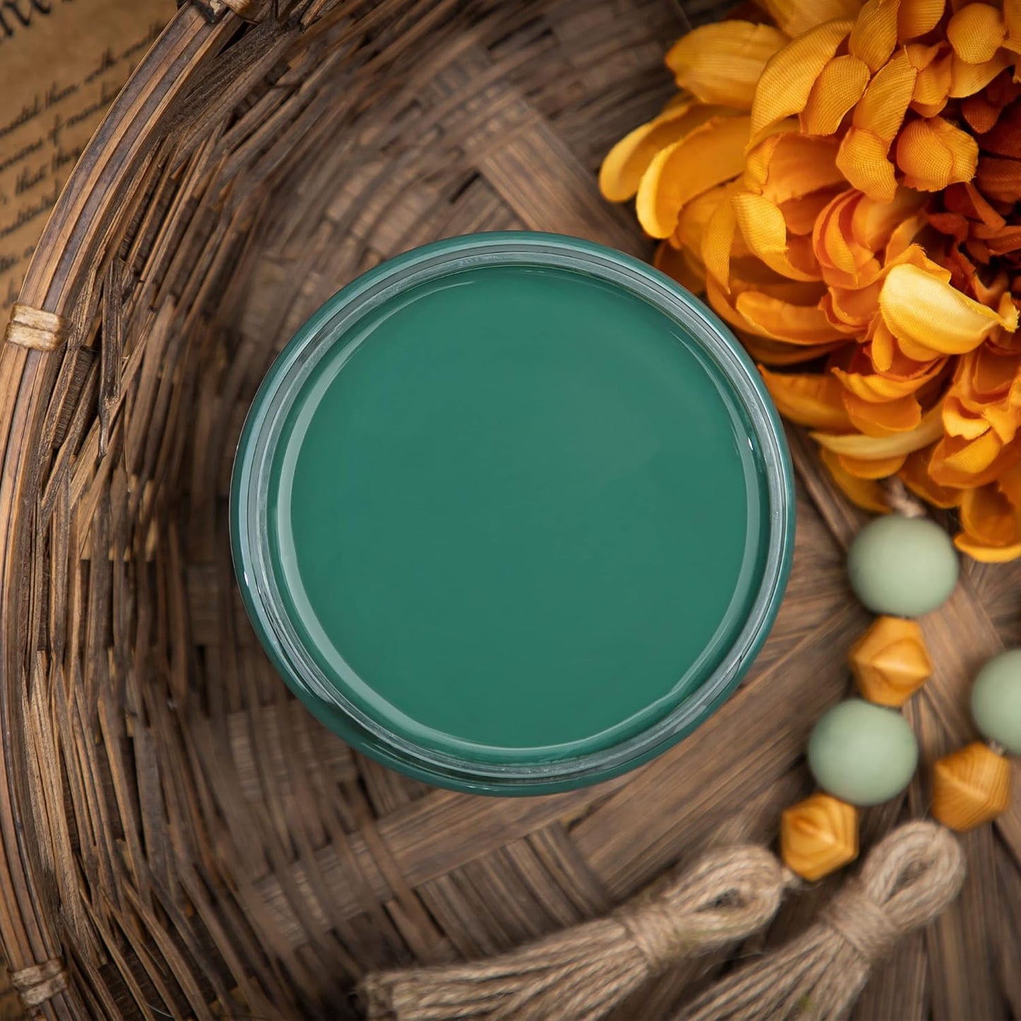 Dixie Belle Paint Company Chalk Finish Furniture Paint - Palmetto (1 Gallon - 128oz) - Matte Rich Green Chic Chalk Mineral DIY Furniture Paint