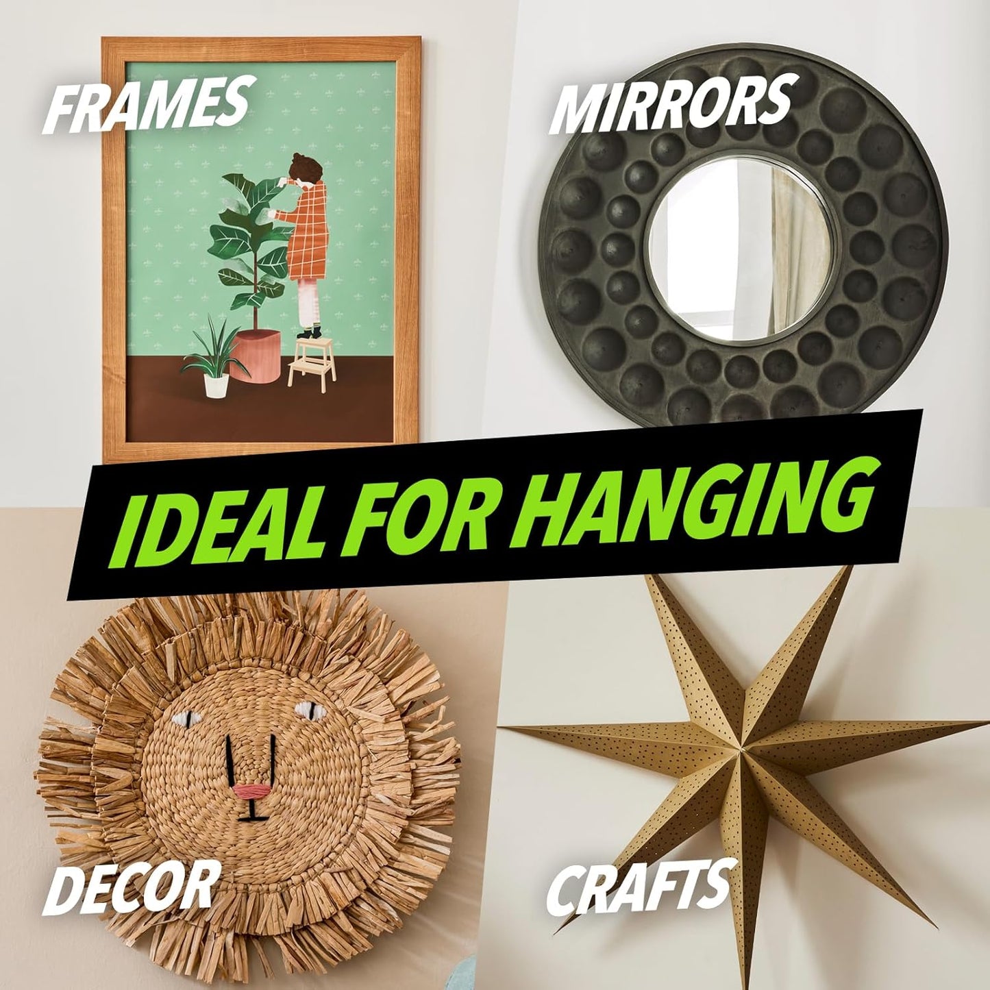 Coated Picture Hanging Wire #4 30lbs 100-Feet, Flexible Steel Wire 16 Gauge for Hang Up Frame/Painting and Mirror