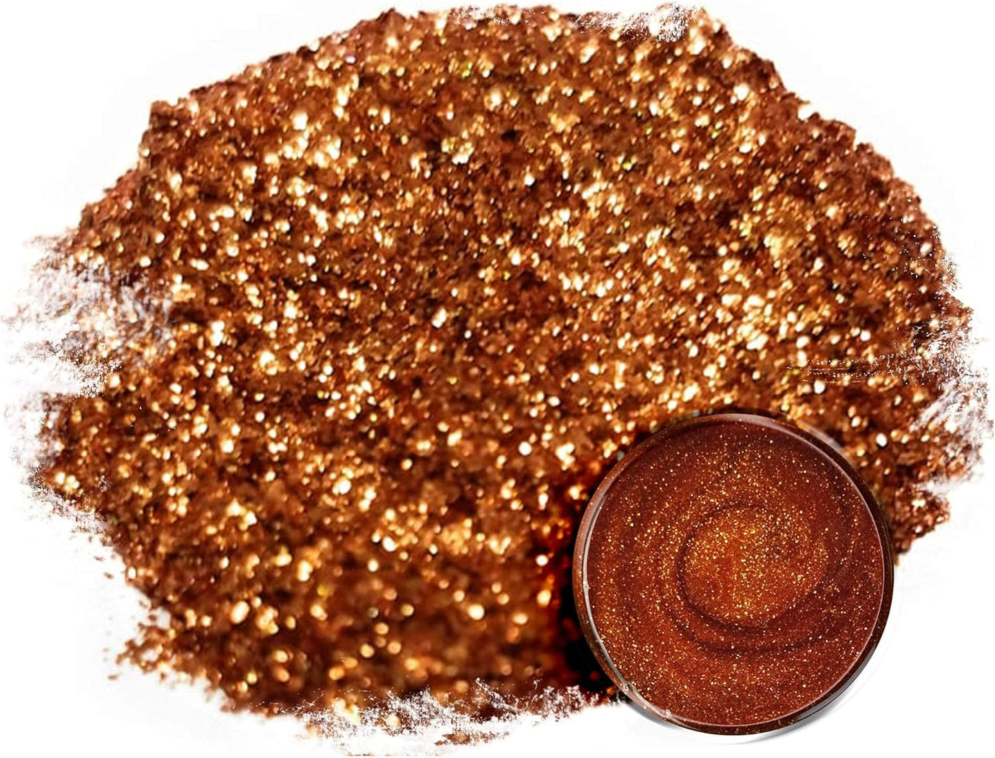 Eye Candy Pigments Premium Copper Mica Powder - AKI Copper (50gr) - for Epoxy, Resin, Soap, Paint, Woodworking, Acrylic Pouring, Bath Bombs, Fishing Lures - DIY Arts and Crafts Additive