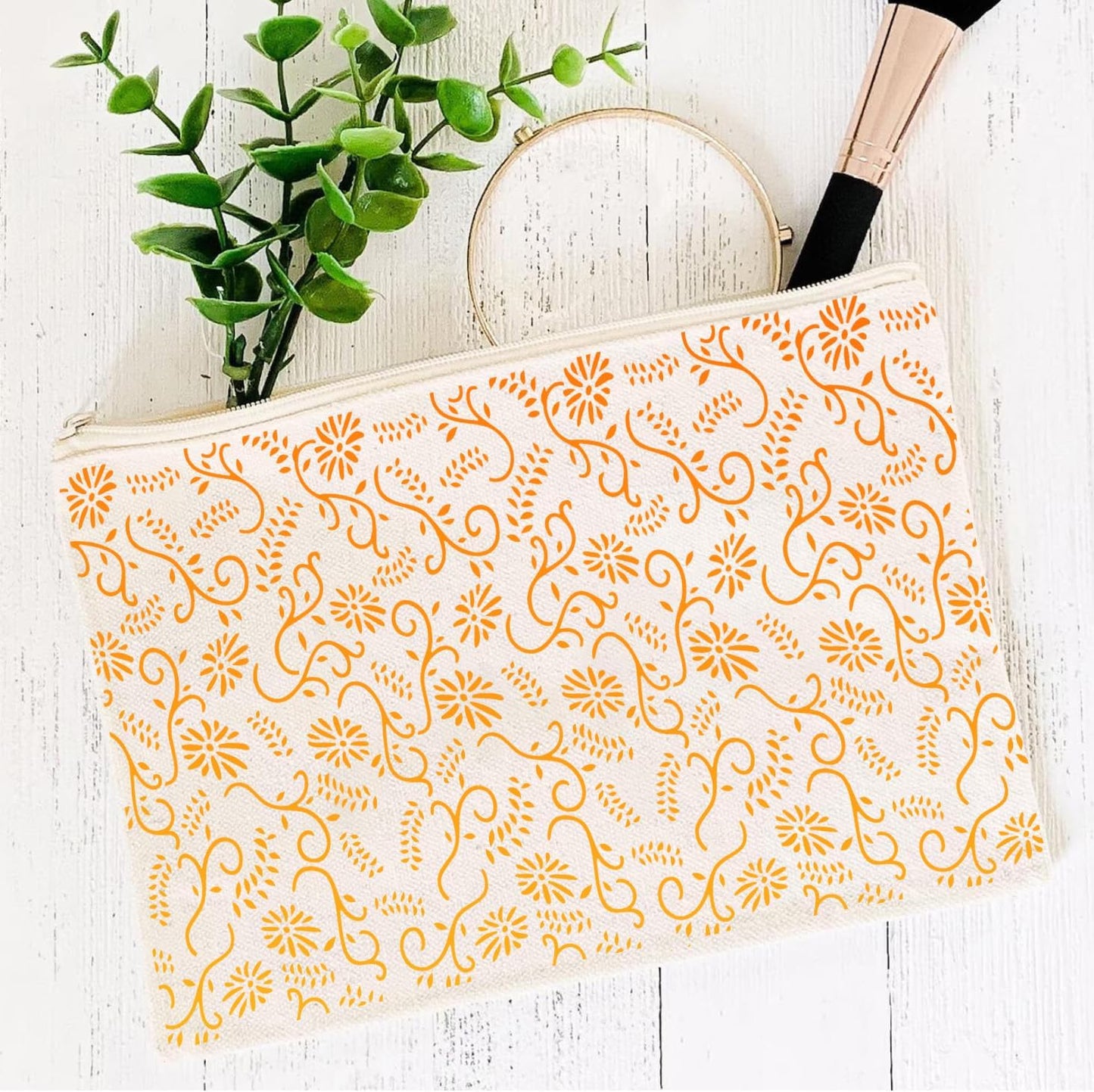 Damask Stencils for Crafts Reusable 6” Texture Stencils Floral Background Stencil Leaf Templates for Painting on Wood Furniture Card Canvas