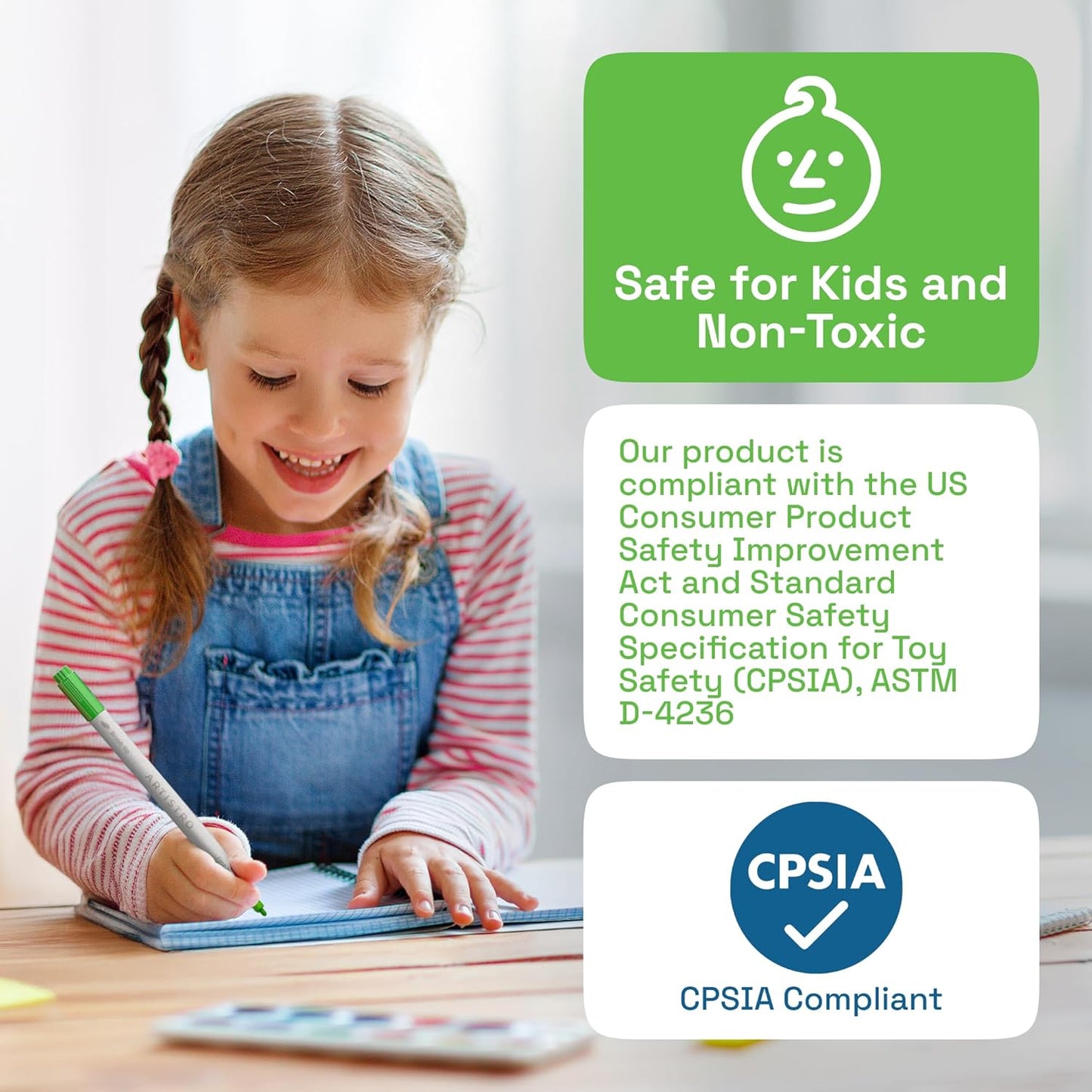 ARTISTRO 12 Dual Tip Brush + Fine Acrylic Paint Markers - Easy for All Ages & Levels Paint Pens for Fabric, Rock, Glass, DIY - Halloween Pumpkin Painting Kit, Art Supplies, Christmas Gift