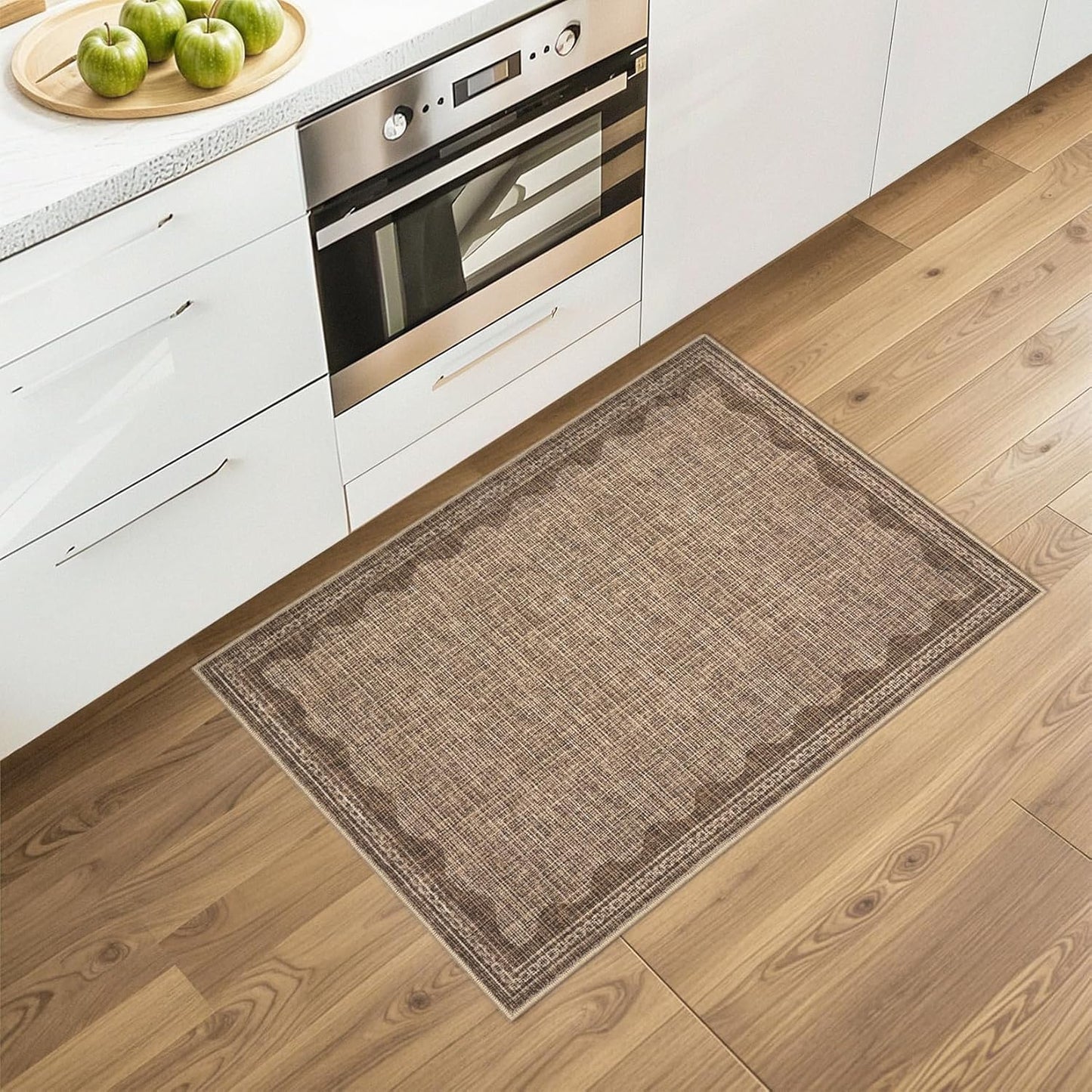 Scalloped Rug 2x3 Rugs for Entryway, Solid Coffee Rug Small Area Rug Non Slip Scalloped Bath Mat, Washable Rugs Door Mat Indoor Entrance,Soft Girls Nursery Dorm Carpet for Bedroom Kitchen