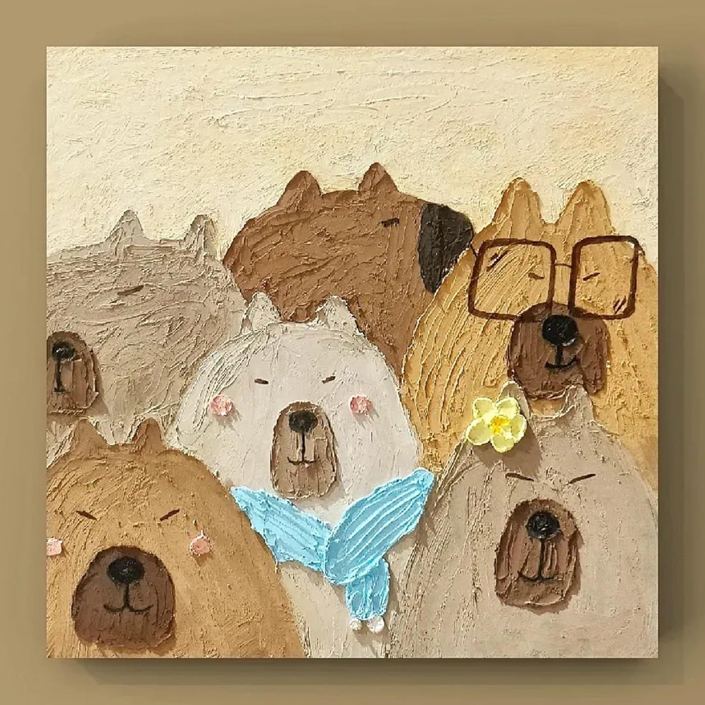 LuckyFoam Blue 4 Pack 12x12x1 inch Foam Sheets 1 Inch Thick Polystyrene Rectangles XPS Foam Board Craft for Insulating DIY Modeling Art Supplies