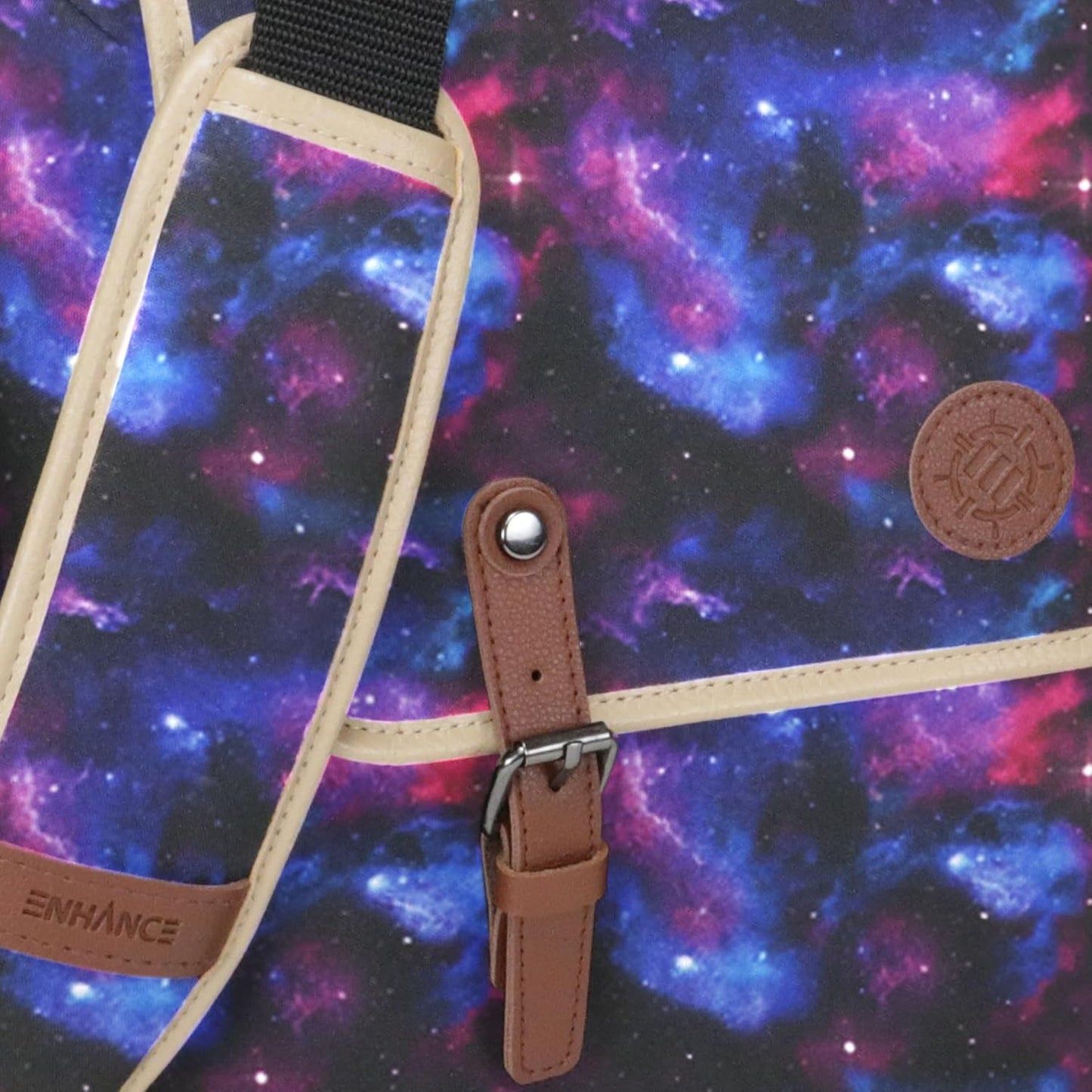 ENHANCE Designer Edition TCG Bag - MTG Shoulder Bag with Customizable Dividers & Accessory Pocket for Deck Boxes, Dice - Card Storage Compatible with Magic the Gathering, Lorcana (Galaxy)