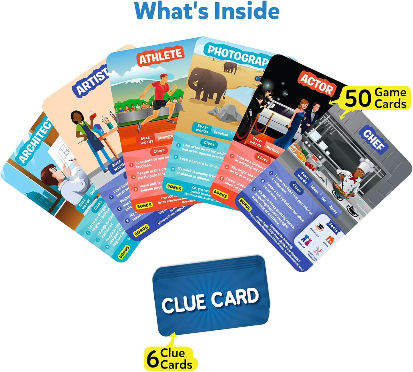 Skillmatics Guess in 10 Professions, Perfect for Boys, Girls, Kids & Families Who Love Card Games, Educational Toys, Gifts for Ages 6, 7, 8, 9 and Up