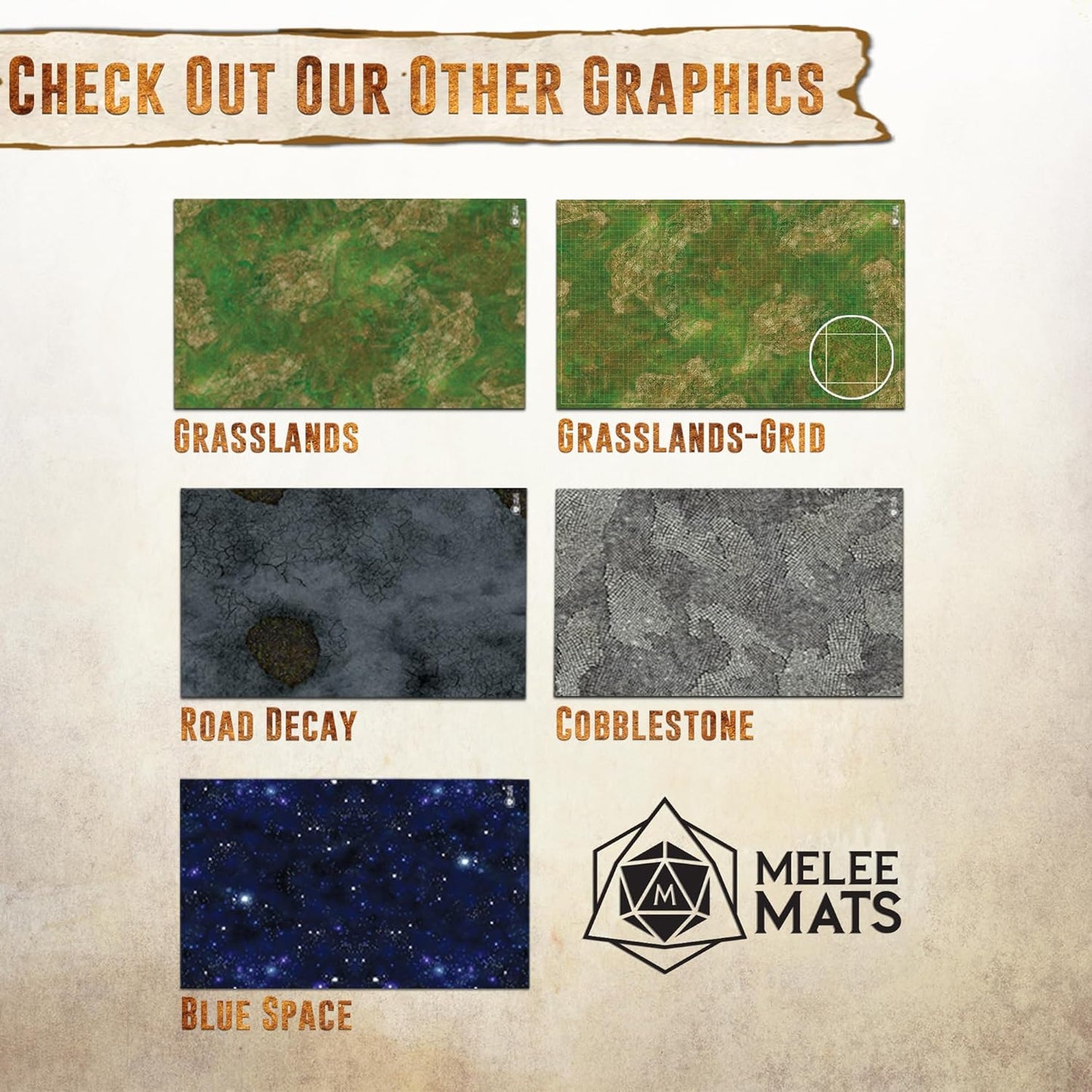 Battle Game Mat for DND - [48" x 72"] Wargaming Tabletop Map - Gaming Board for Warhammer 40k, Dungeons and Dragons, Wargame RPG - Vinyl Gaming Grass Terrain
