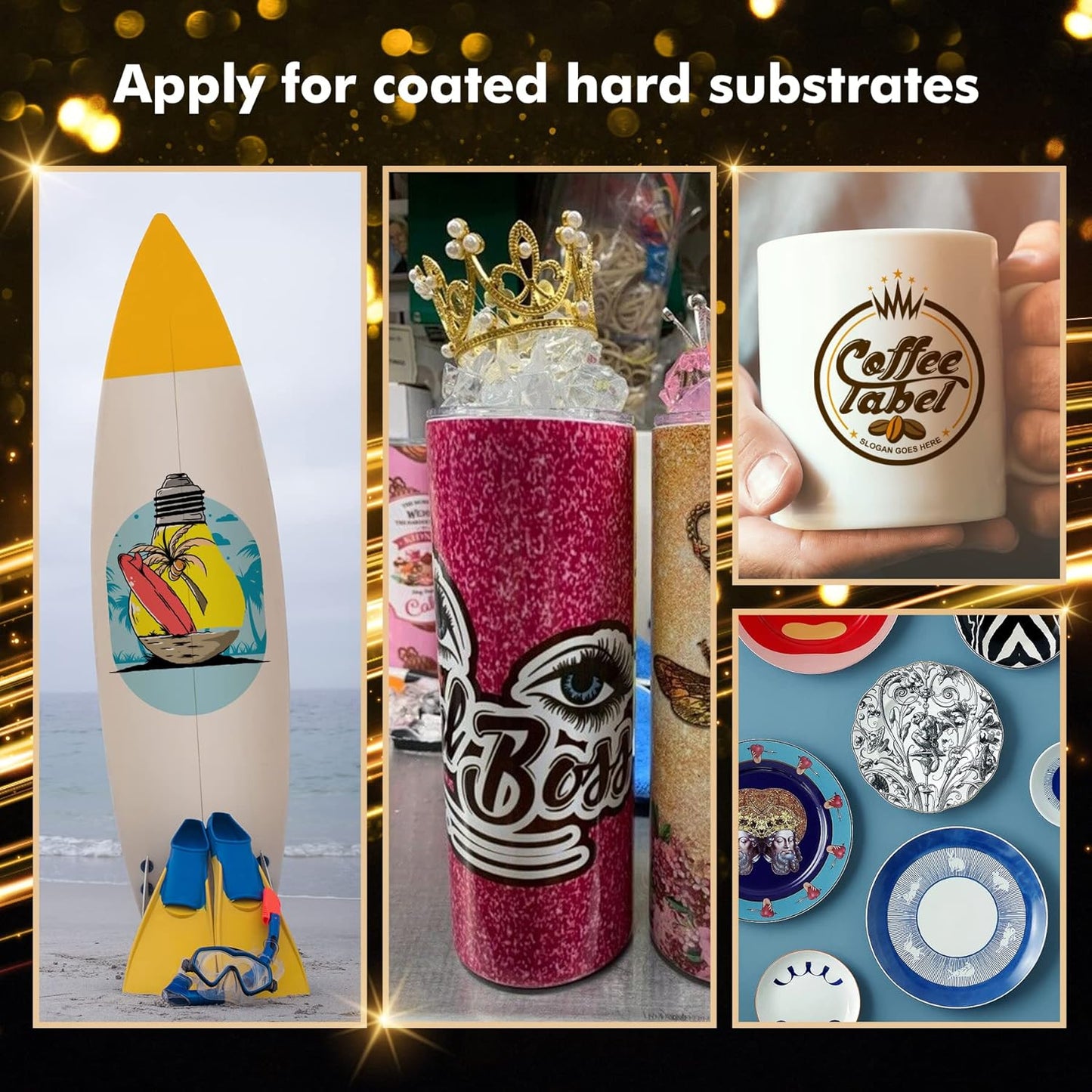 Stone City Sublimation Paper 8.5x11 Inch 110 Sheets 105g for Heat Transfer Light Fabric, T Shirt, Mug, Tumbler, Compatible with Inkjet Printer with Sublimation Ink