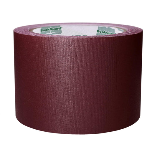 BookGuard 3 inch Premium Bookbinding Repair Cloth Tape, 15 Yard Roll, Burgundy