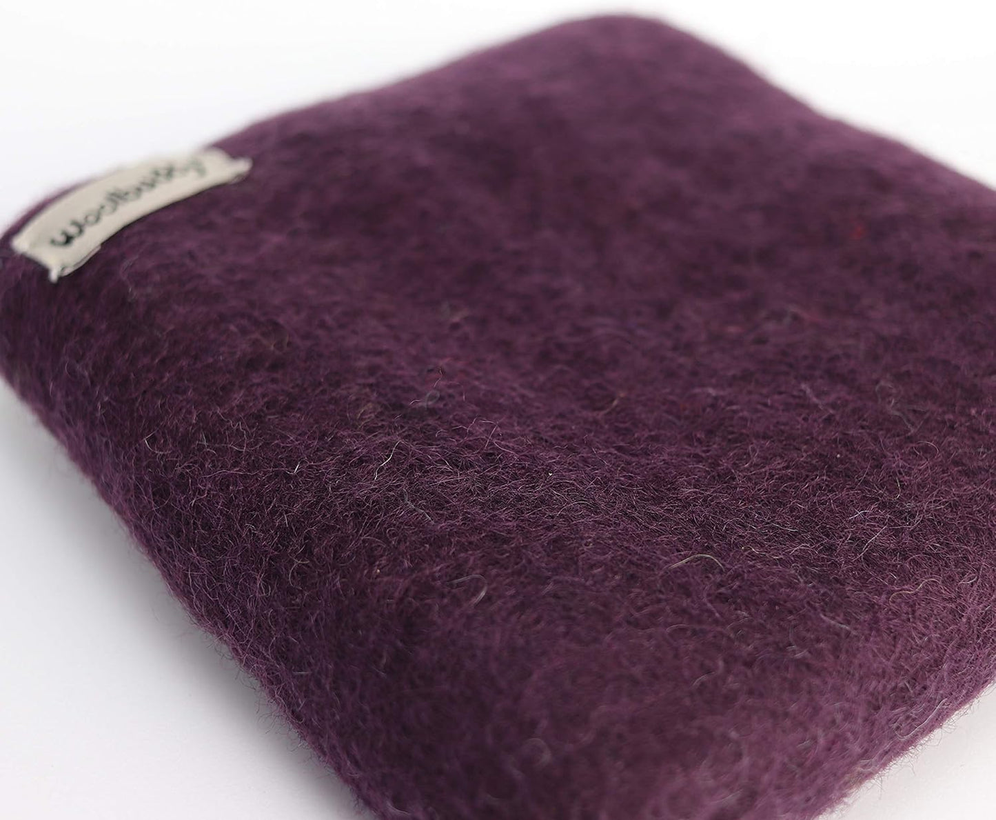 Woolbuddy Needle Felting Pad – Purple Wool Mat 10x10x1.5" – Foam Alternative Base for 3D, Wet, & Dry Felting Crafts