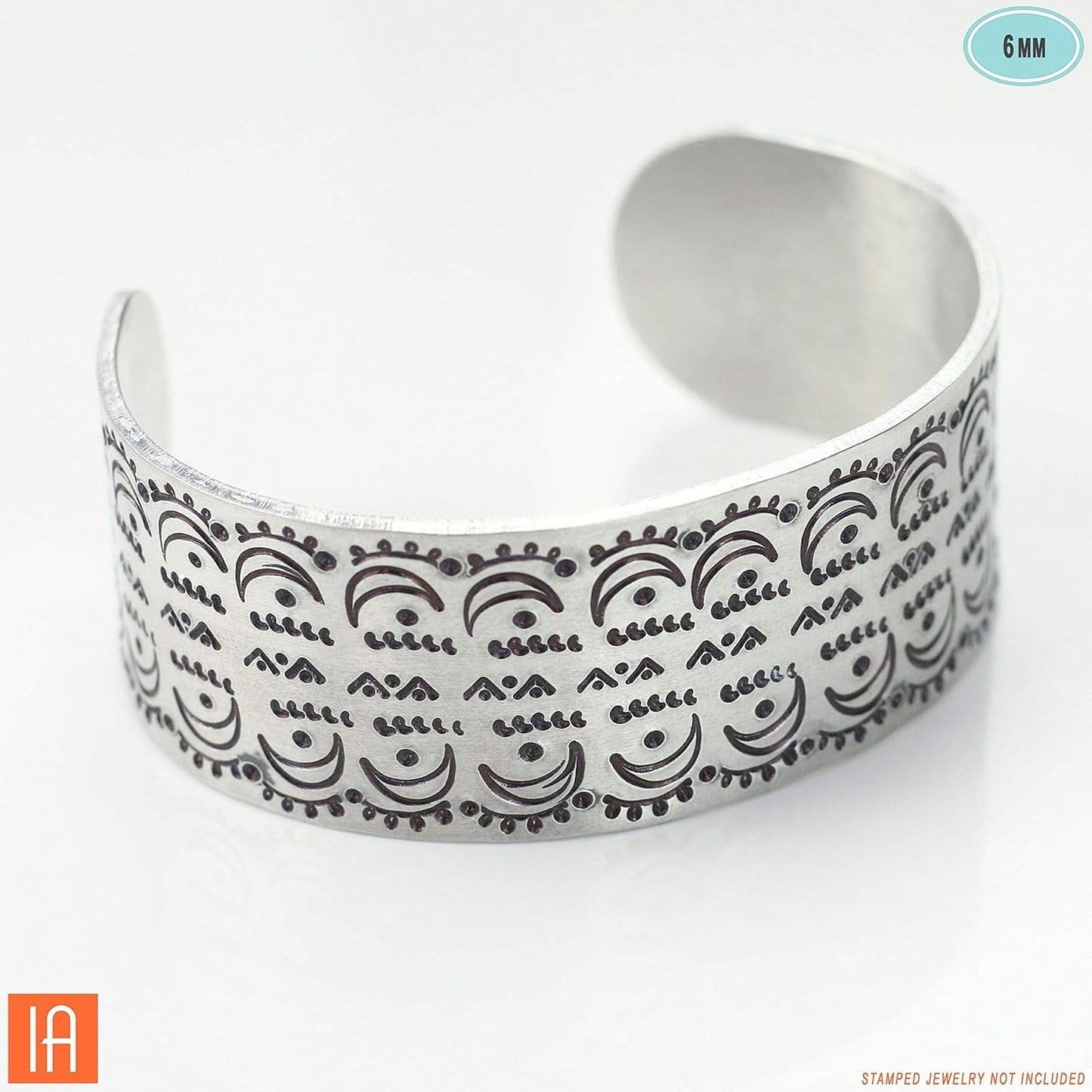 ImpressArt - Moon Metal Stamp, Nature Steel Punch for Scene Building Designs, Unique Gift Ideas and Jewelry Making (6mm)