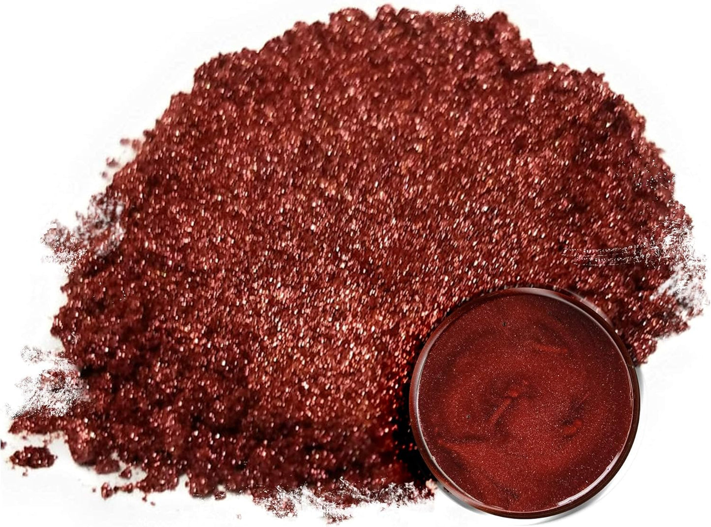 Eye Candy Pigments Premium Copper Mica Powder - Shu Copper (25gr) - for Epoxy, Resin, Soap, Paint, Woodworking, Acrylic Pouring, Bath Bombs, Fishing Lures - DIY Arts and Crafts Additive