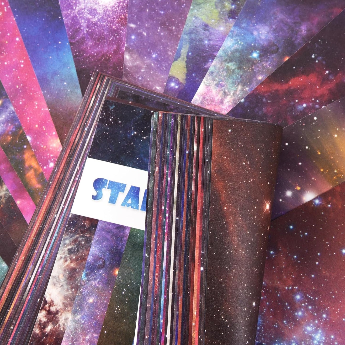 Origami 6x6 Paper Kit 150 Sheets 150 Vivid Colors Double Sided Same Printed Traditional Patterns Square for Arts Crafts Projects Japan Traditional Chiyo.Starry Sky