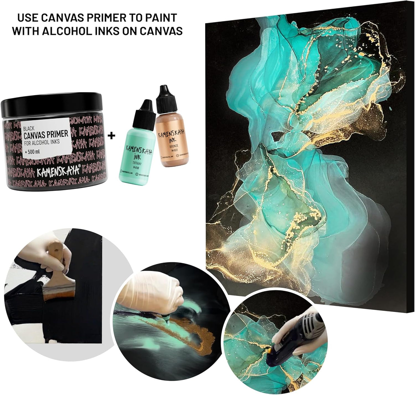 Alcohol Ink Set - 34 Color Variations - Set #29-4 Alcohol Inks x 0.51 fl oz (15 ml)