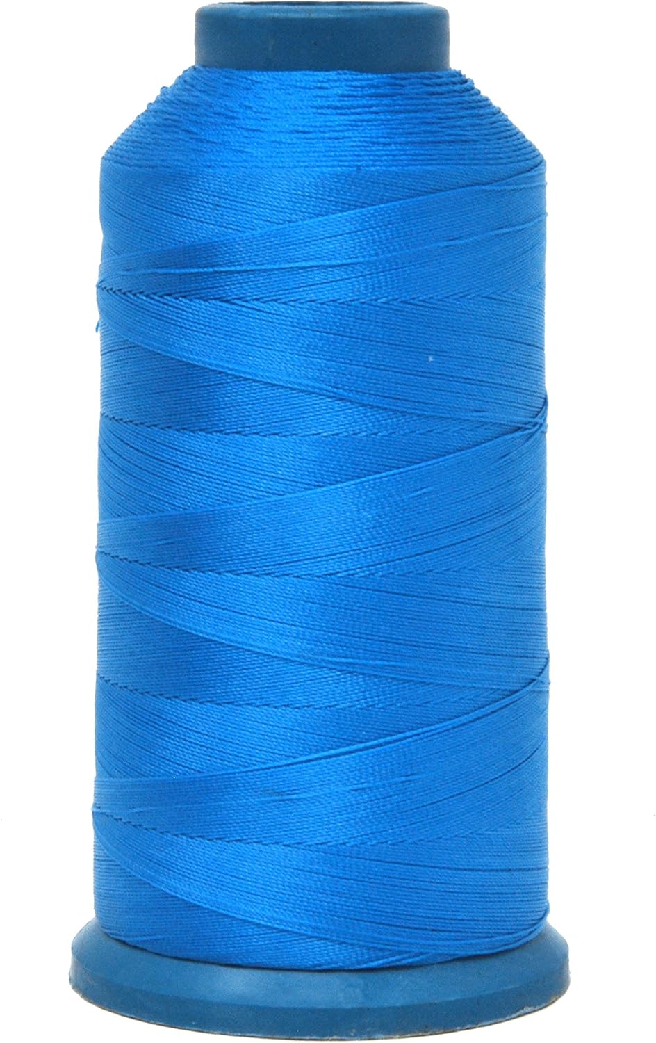 Mandala Crafts Bonded Nylon Thread Sky Blue Heavy Duty Sewing Threads - 1500 YDs Size 69 210D T70 Tex 70 Thread for Leather Jeans Weaving Outdoor Marine Upholstery Threads