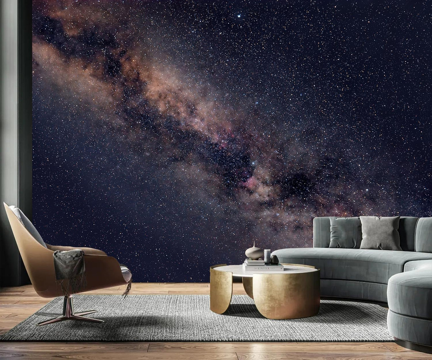 AFZEVEB-Galaxy Stars Wallpaper Wall murals for Ceiling 159"x107"(Not Peel and Stick)