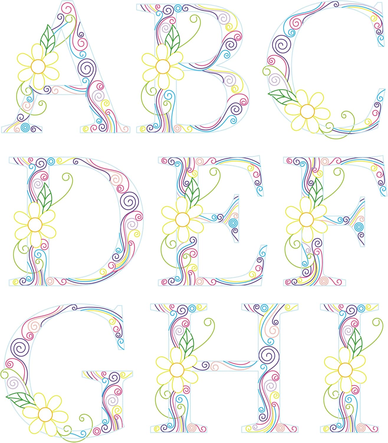 Uniquilling Quilling Kits, 8 * 10-in Letters A Paper Filigree Kits with Quilling Tools& Using Manual, Paper Quilling Kits, DIY Quilling Artwork Modern Wall Art for Living Room