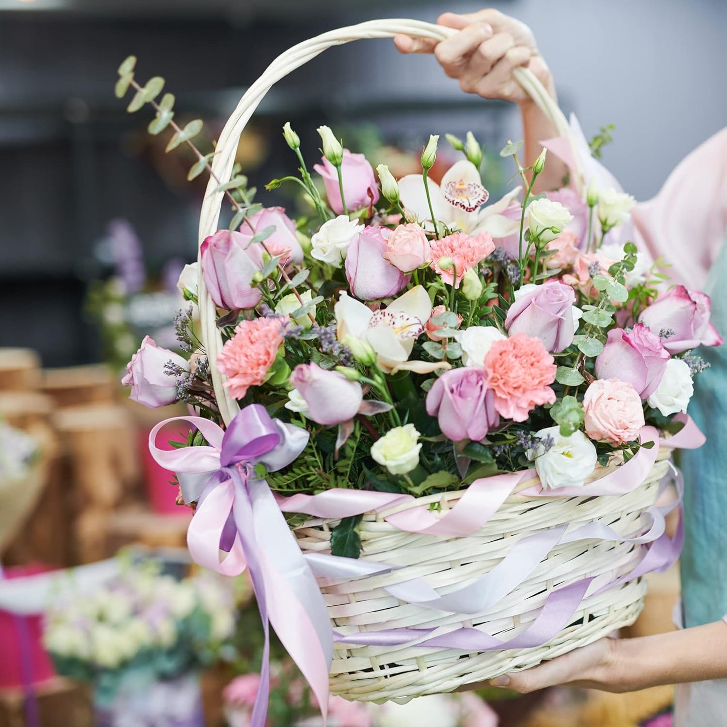 LIUYAXI Light Purple Double Faced Satin Ribbon, 1/8" X Continuous 100 Yards, Thin Ribbons Perfect for Gift Wrapping Wedding Invitation Card Hair Bows Tag Floral Arrangement DIY Craft