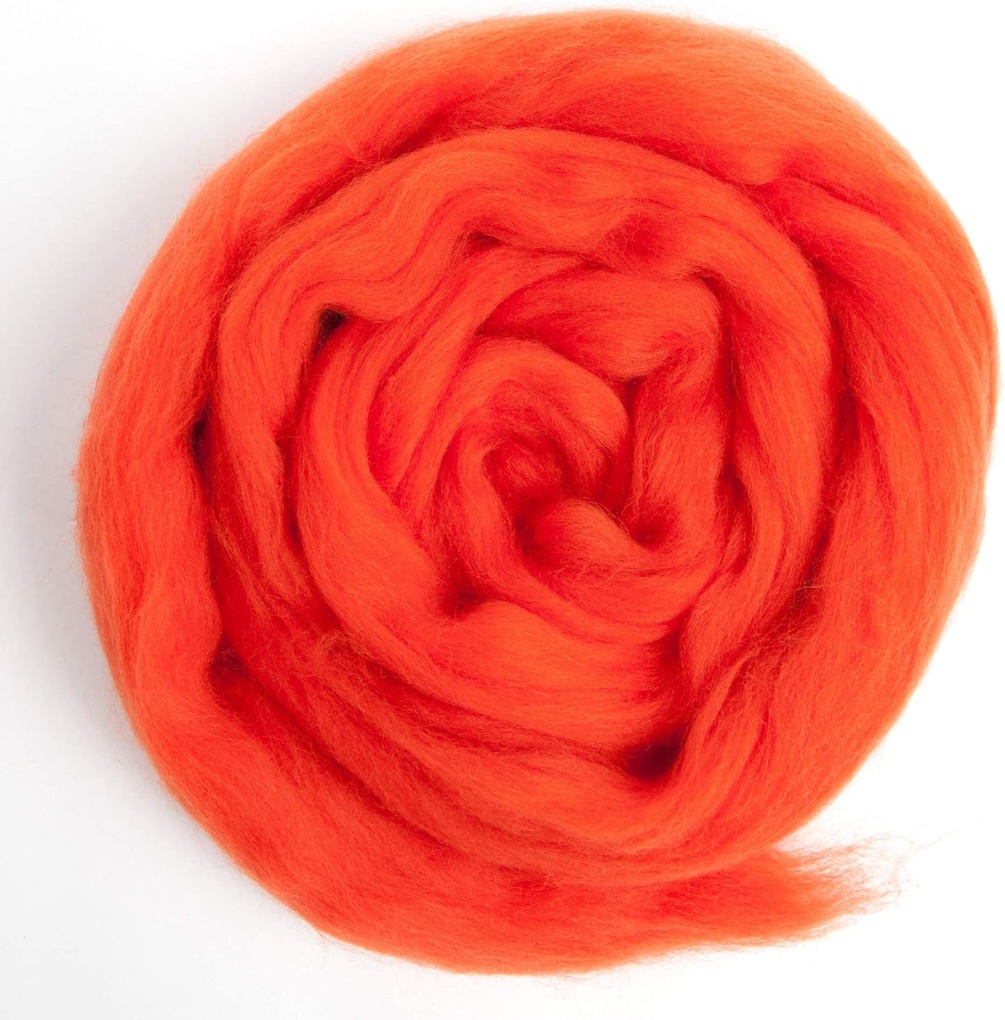Desert Breeze Distributing 100% Natural Merino Wool Roving - Premium Combed Top Merino Roving Wool - Tapestry, Spinning, Wet Felting & Needle Felting Supplies - 21.5 Micron - 1 oz, Color Spice