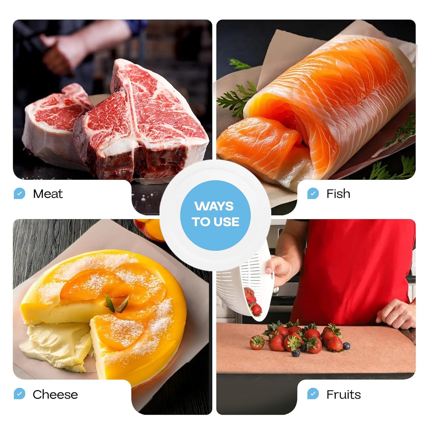 Brown Freezer Paper Roll 36" x 1800" (150 feet) with Cutter - USA-made Freezer Paper for Meat & Fish - Poly-Coated Food Wrapping Material for Freezing - Barrier Against Air & Moisture by IDL Packaging