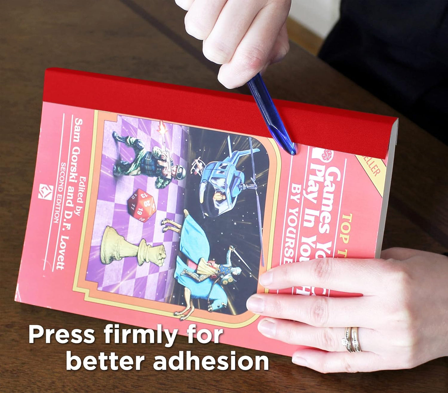 BookGuard 2 inch Premium Bookbinding Repair Cloth Tape, 15 Yard Roll, Red