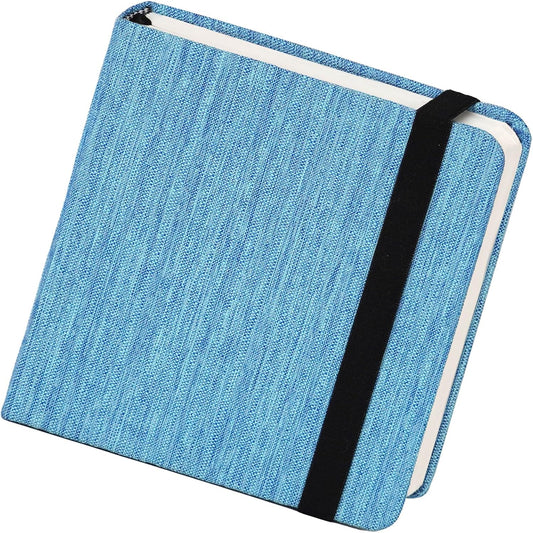 Funto Watercolor Journal, 4.7x4.7, 24 Sheets, 100% Cotton Cold Press, 300gsm/140lb, Inner Paper Pocket, Art Supplies for Mixed Media