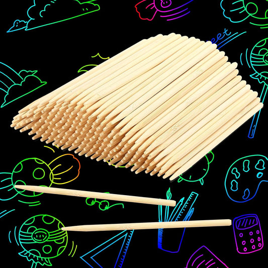 180 pcs Heavy Duty Scratch Art Tools,5.5 in Craft Sticks,Wooden Stylus for Scratch Art,Wooden Sticks for Crafts Bamboo Stylus, DIY Creative Draw Sticks for Teens and Teacher