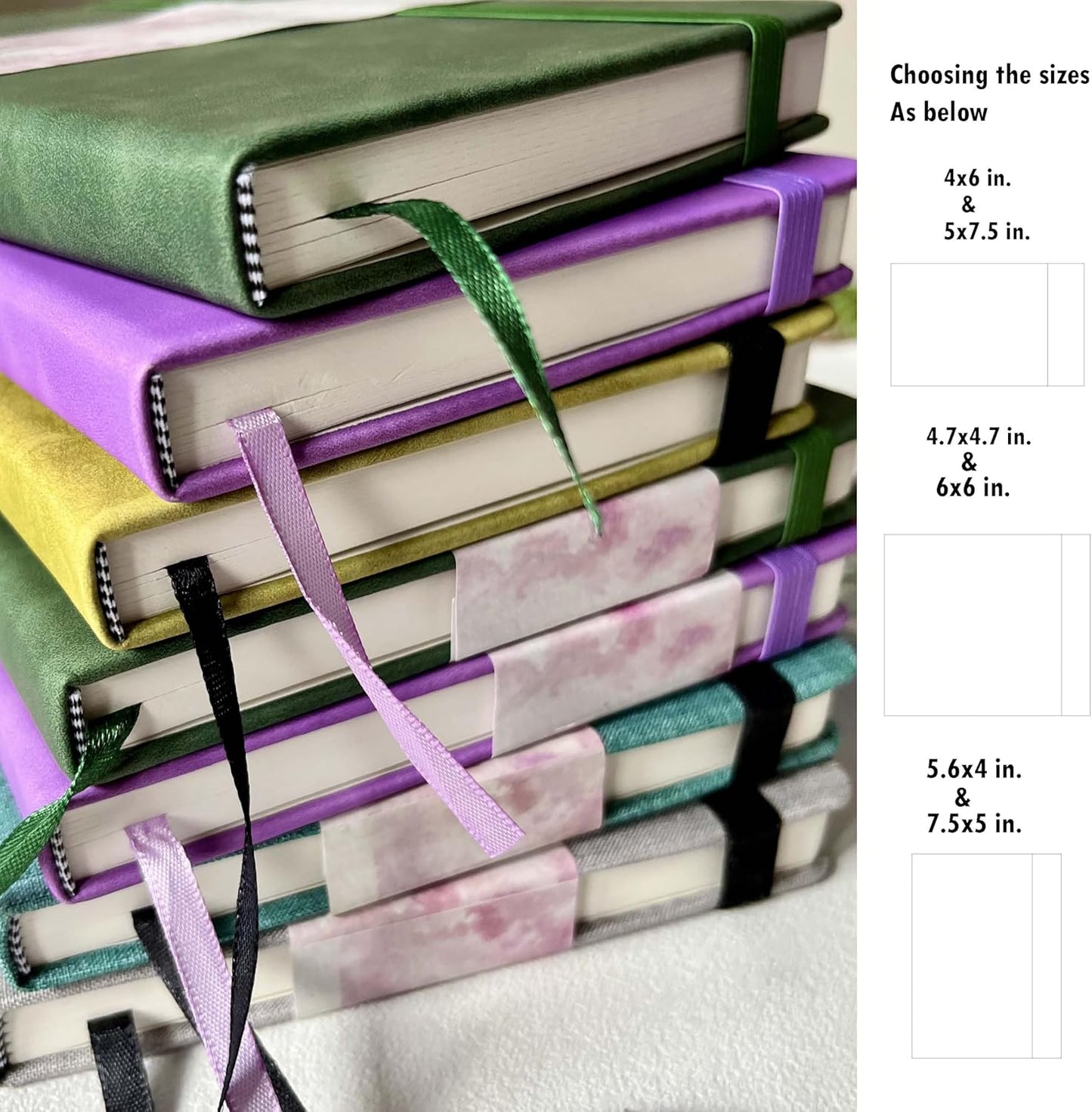 tumuarta Square 100% Cotton Watercolor - Sketchbook, 6x6 in, 140 LB, 300GSM, Cold Press, Acid Free, 24 Sheets,48 Pages, Watercolor Journal for Use As Travel Notebook and Mixed Media Pad On The Go