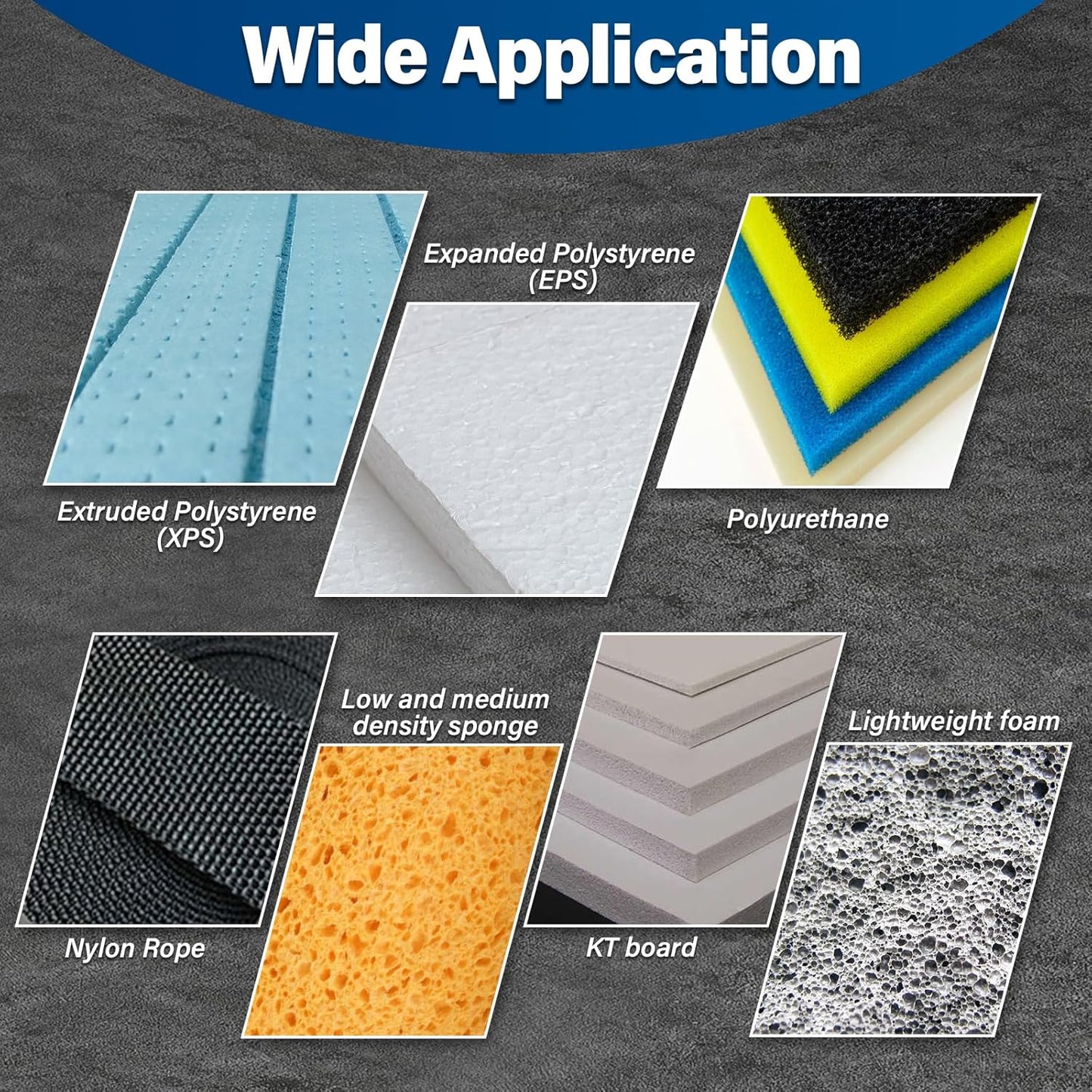 GOCHANGE Hot Knife Foam Cutter, 110V / 240W Professional Electric Styrofoam Cutting Tools for Cutting Nylon Rope, Fabric, Medium & Low Density Foam with Portable Case