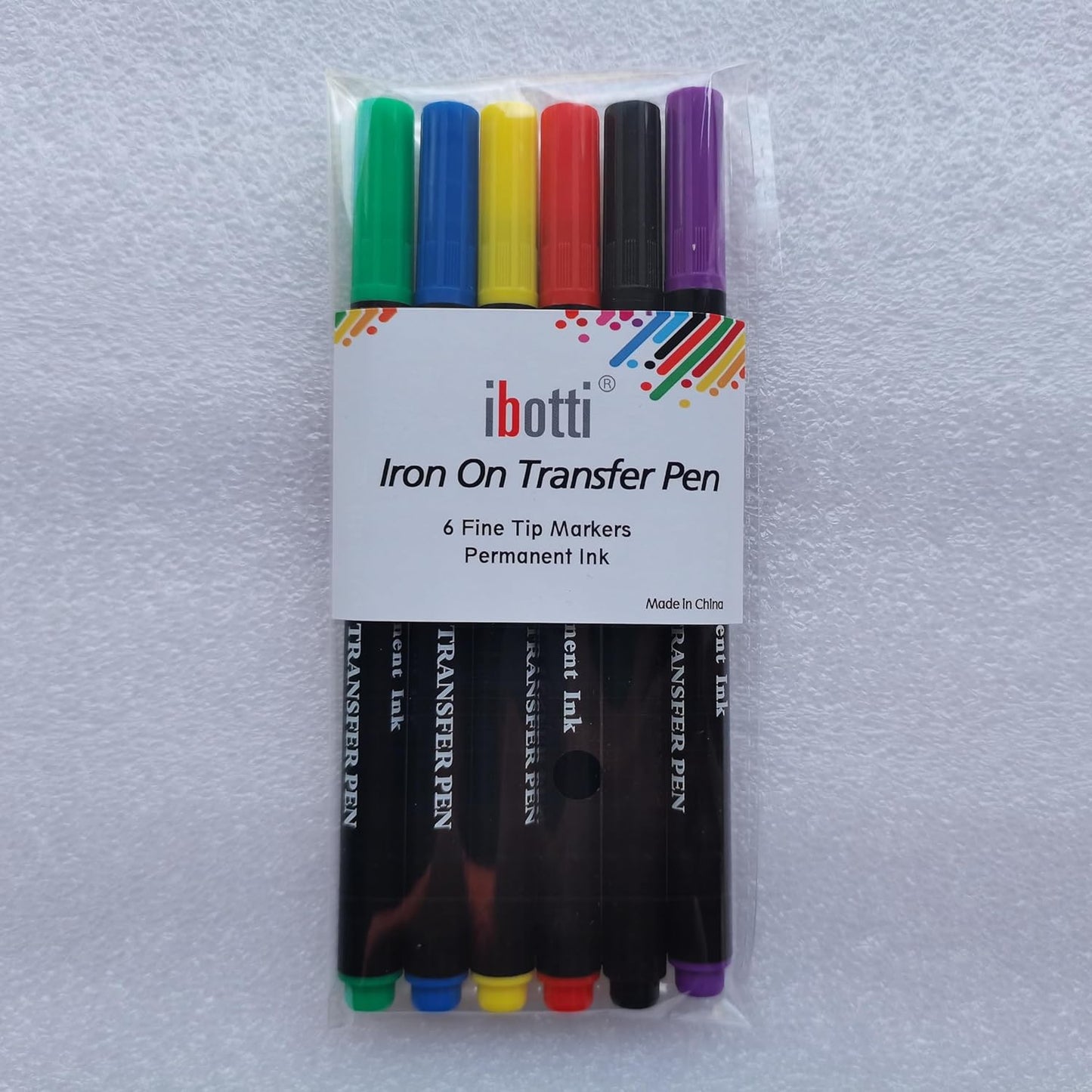 Iron On Transfer Pens, Embroidery Transfer Pen, 6 Pack
