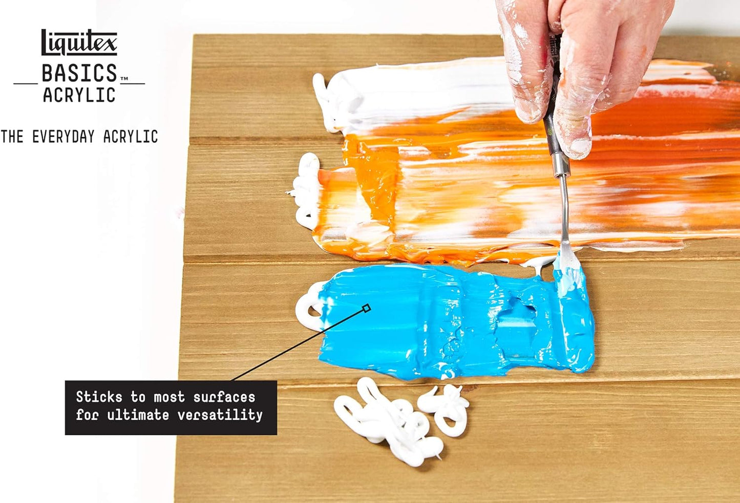 Liquitex BASICS Acrylic Paint, 400ml (13.5-oz) Bottle, Bright Aqua Green