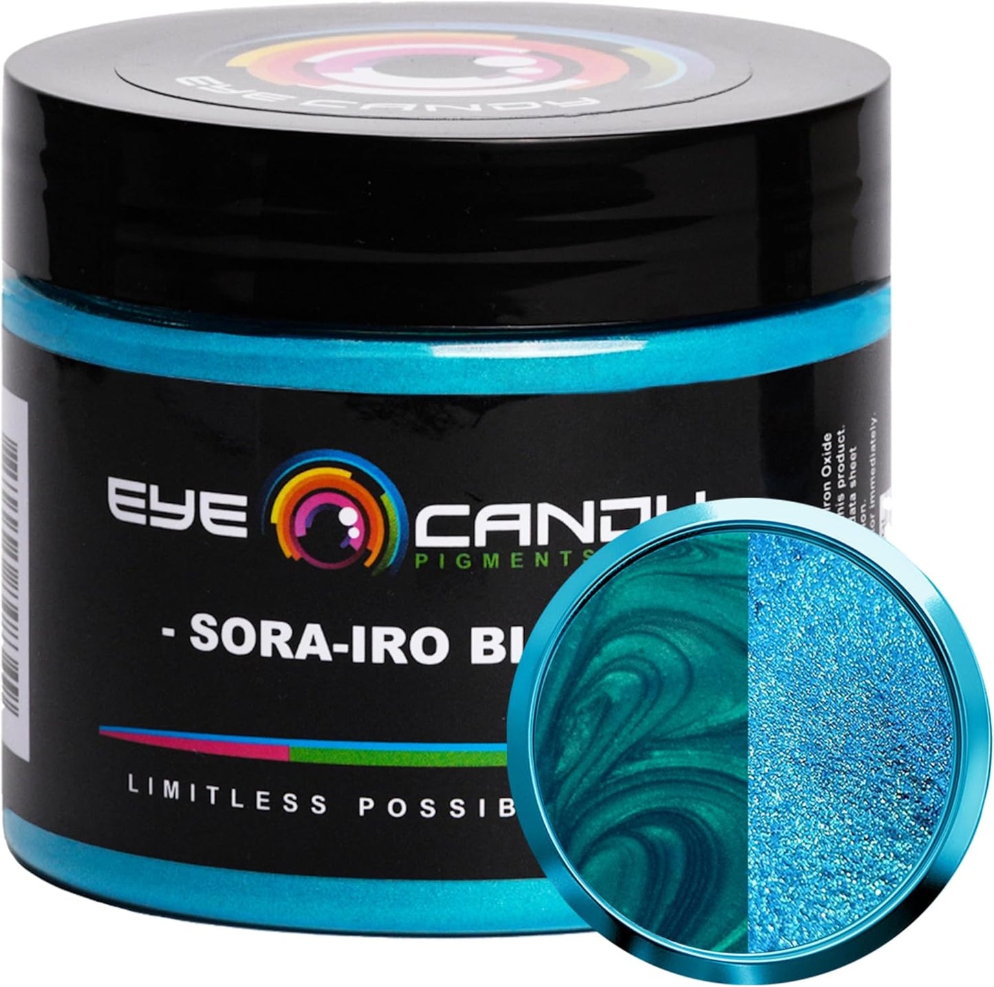 Eye Candy Pigments Premium Blue Mica Powder - Sora-IRO Blue (50gr) - for Epoxy, Resin, Soap, Paint, Woodworking, Acrylic Pouring, Bath Bombs, Fishing Lures - DIY Arts and Crafts Additive