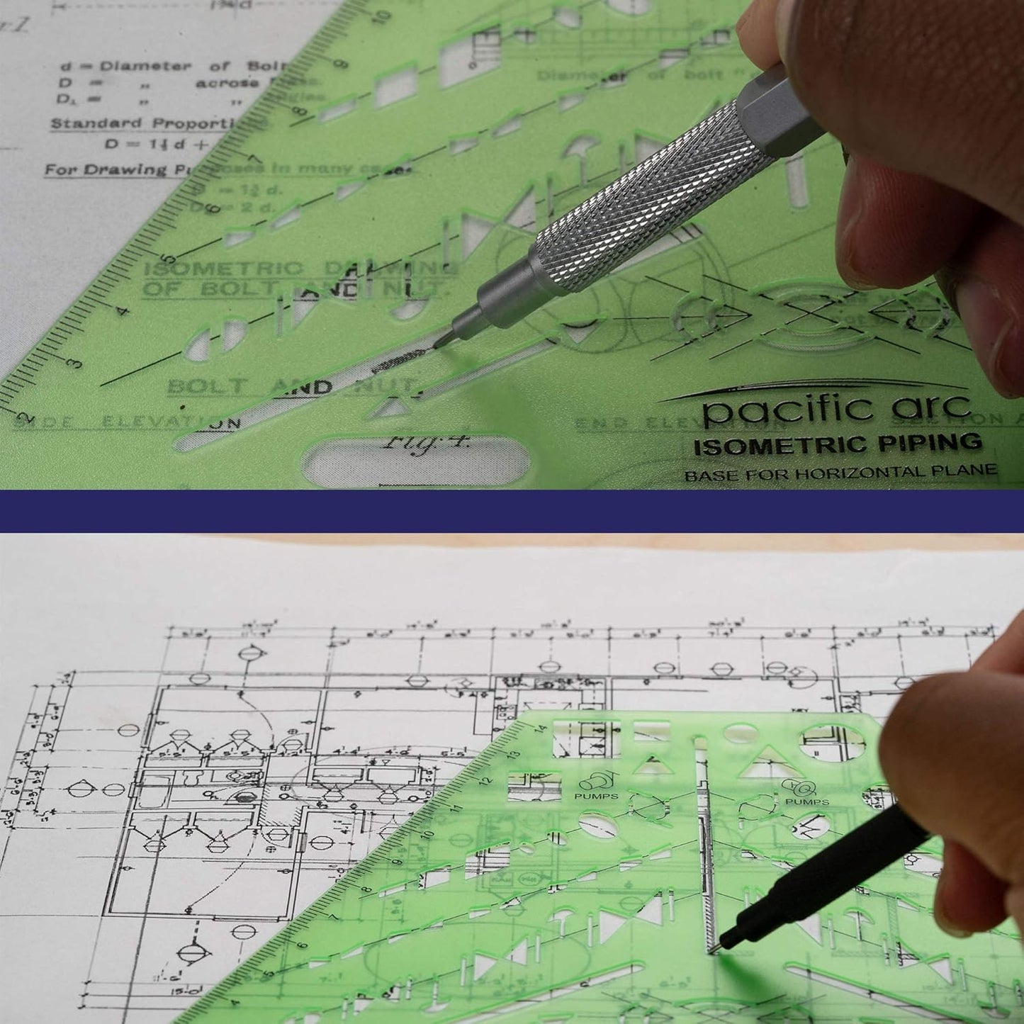 Pacific Arc Professional Plumbing Elevation Template Guide