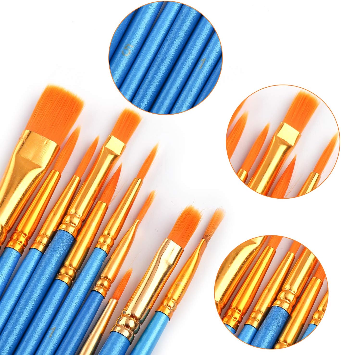 AROIC Watercolor Paint Set, 36-Color Watercolor Paint with 10 Brushes, Non-Toxic Washable Watercolors for Kids & Adults, Art Supplies for Painting, Drawing, DIY Crafts, School, Classroom, Artist Use