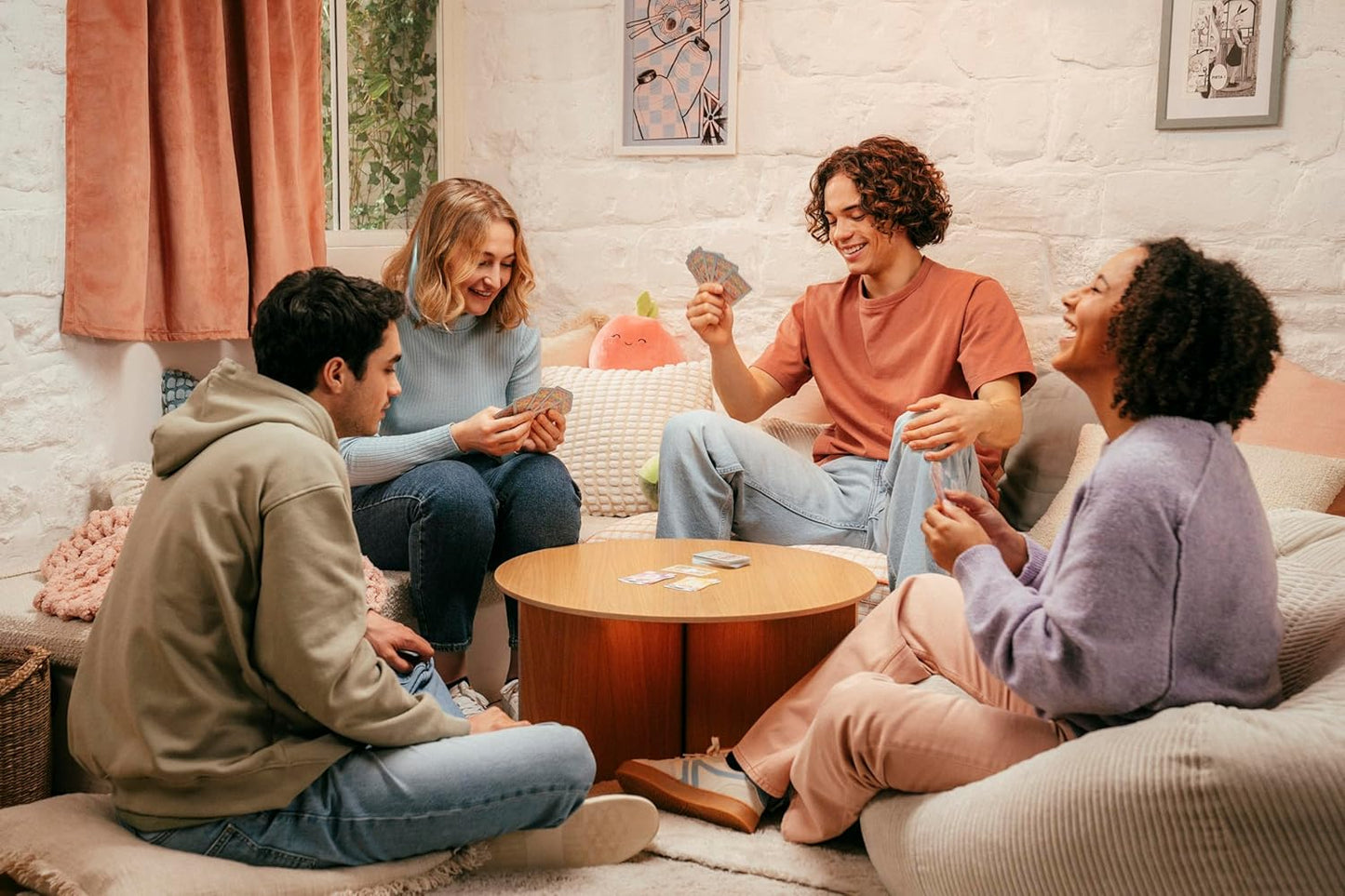 Asmodee Happy Mochi Card Game (Eco-Blister) - Fast-Paced Strategy Game for Kids & Families with Colorful Effects & Cute Mochi Characters, Ages 8+, 2-6 Players, 20 Minute Playtime