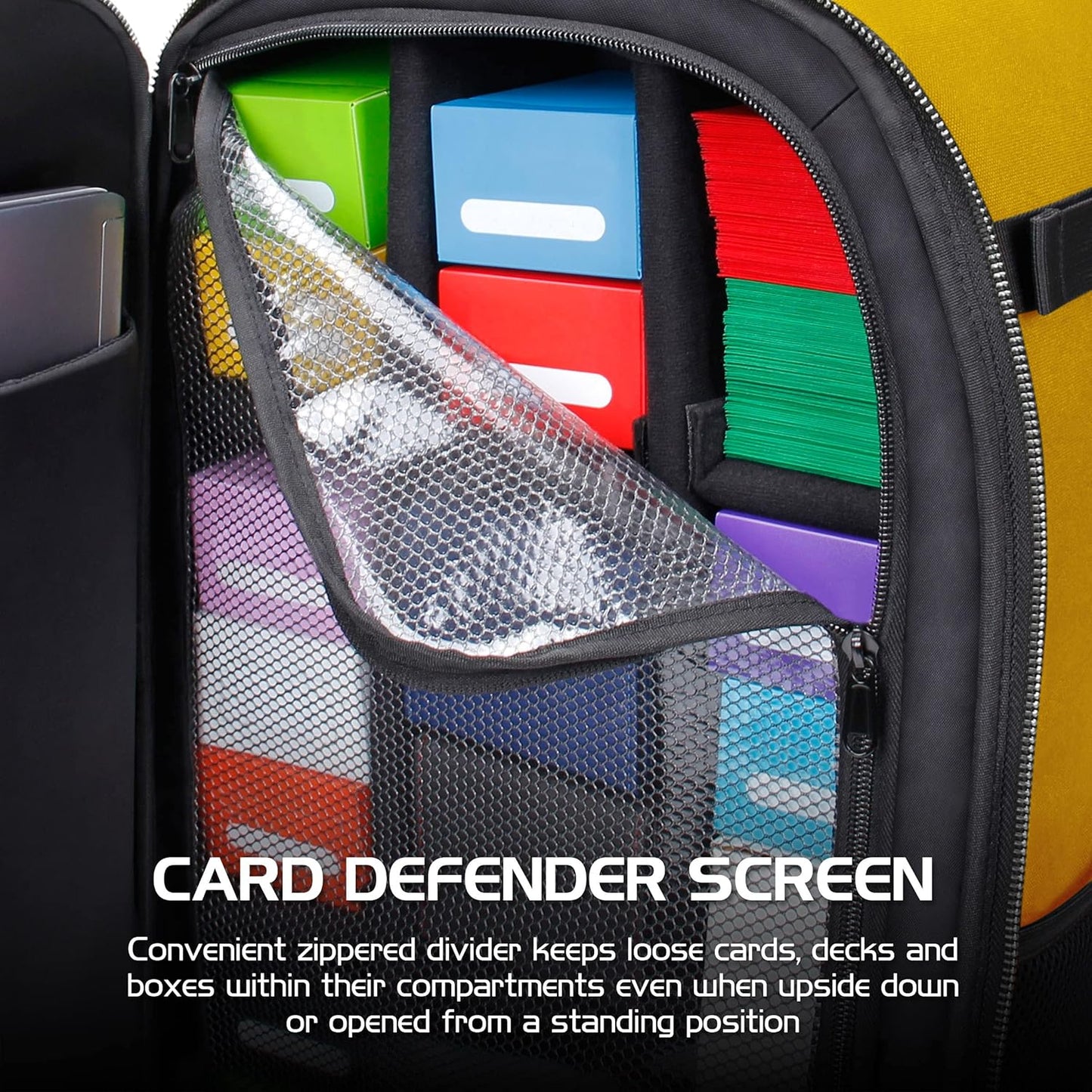 ENHANCE MTG Backpack TCG Card Storage - TCG Backpack for Deck Boxes, Sleeved Cards, Playmats, MTG Accessories