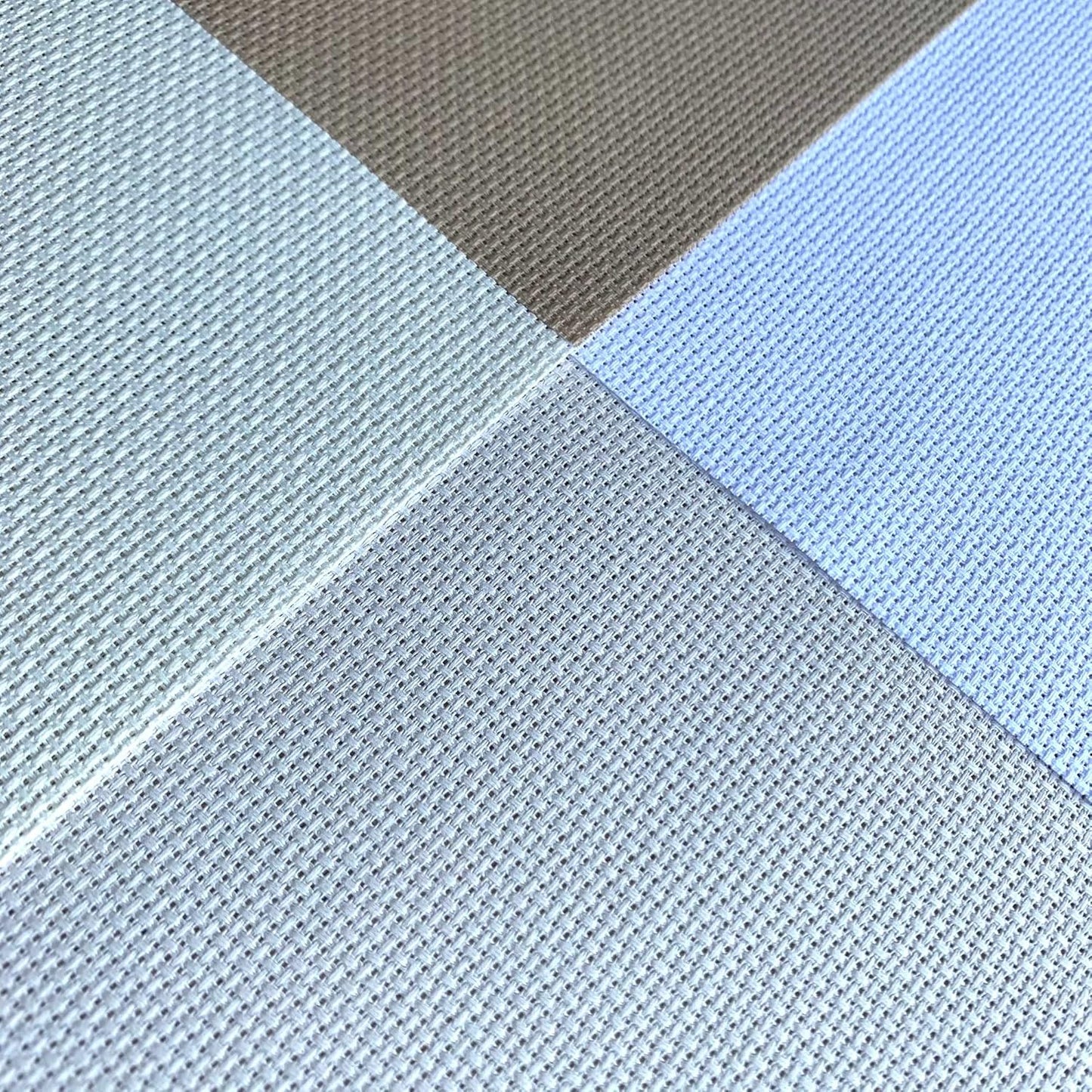 Aida Cloth 14 Count Cross Stitch Fabric,19×28inch (14CT,Light Beige)