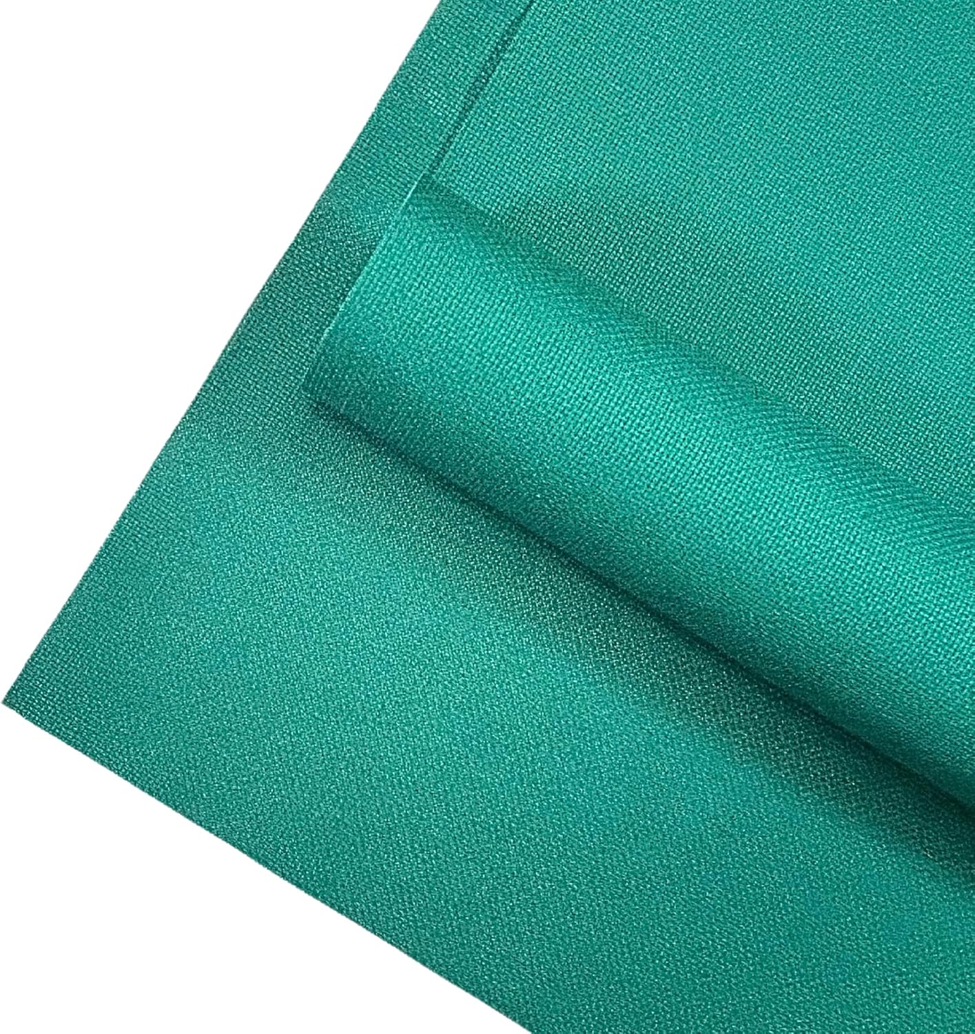 2 Sheets of Green 14 Count Aida Cloth – 21 x 21 Inch Pre-Cut Fabric Squares – Cross Stitch Fabric – 100% Cotton – Ideal for Needlework & Embroidery – The Knotty Unicorn