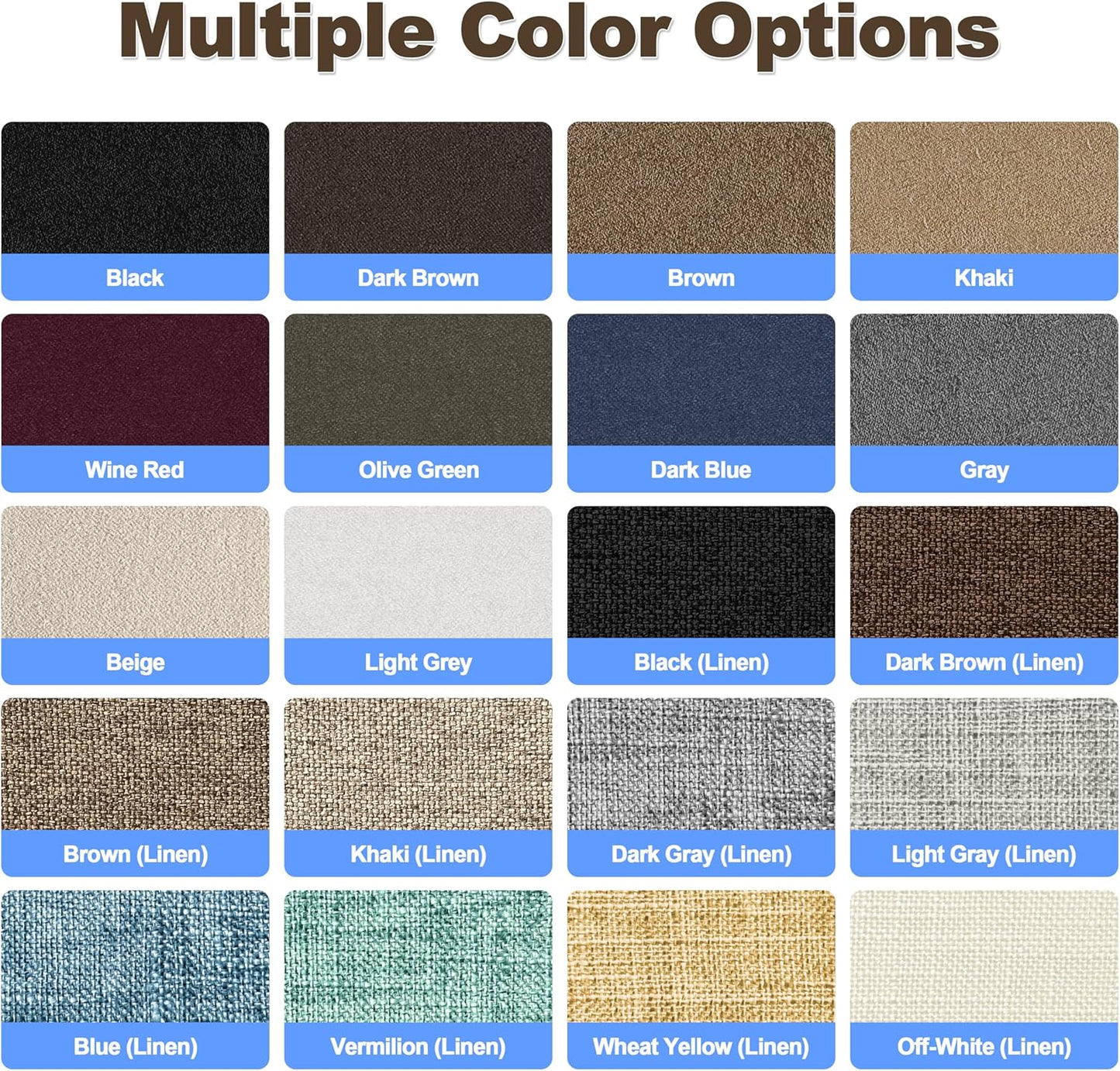 Azobur Sofa Repair Patch, 6 Piece Microfiber Patches, Self Adhesive Fabric Patch, Luxurious Look, Quick Fix Sofa (Light Grey)