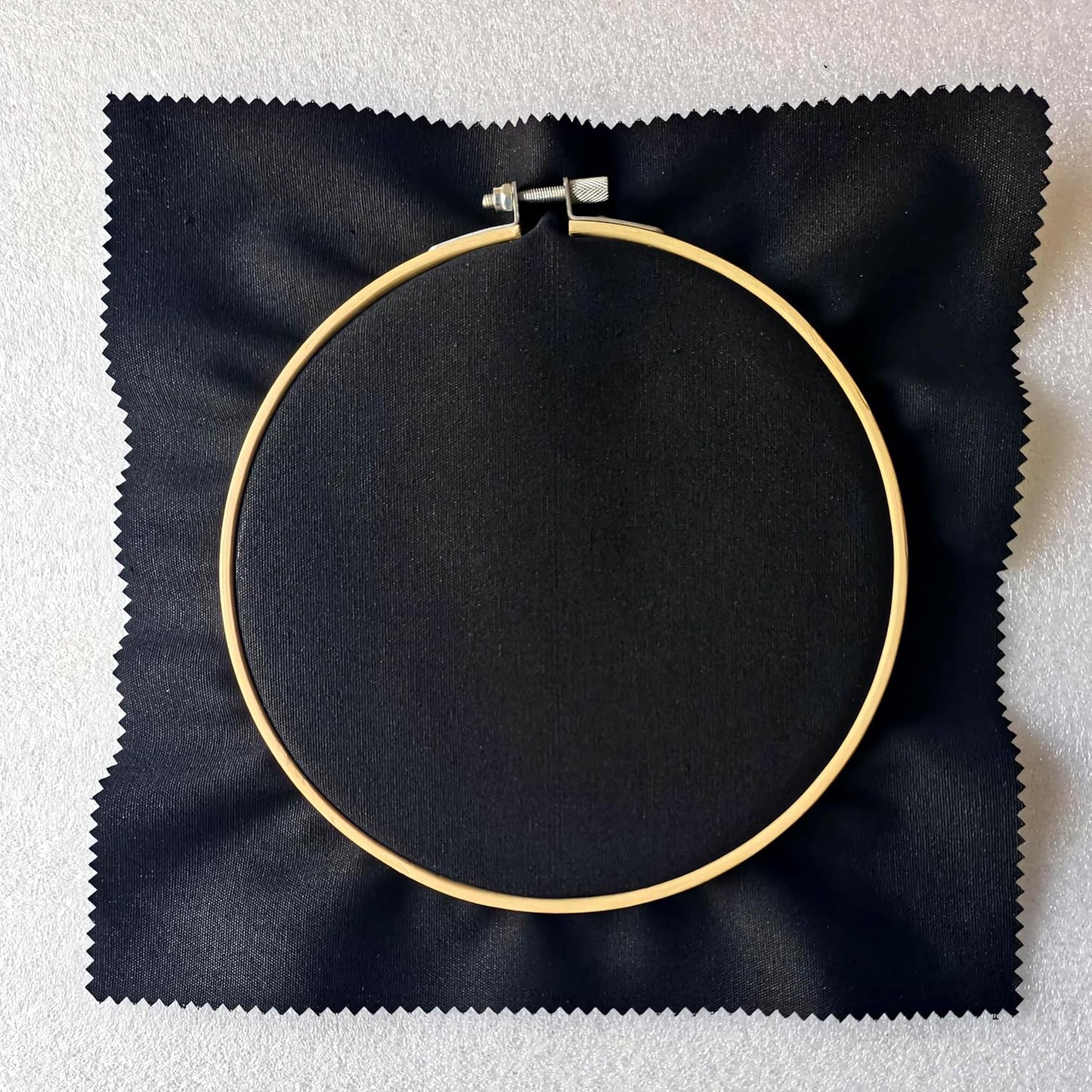 iNee Embroidery Fabric Squares Cotton, 10 Squares of 10 x 10-inch, Black