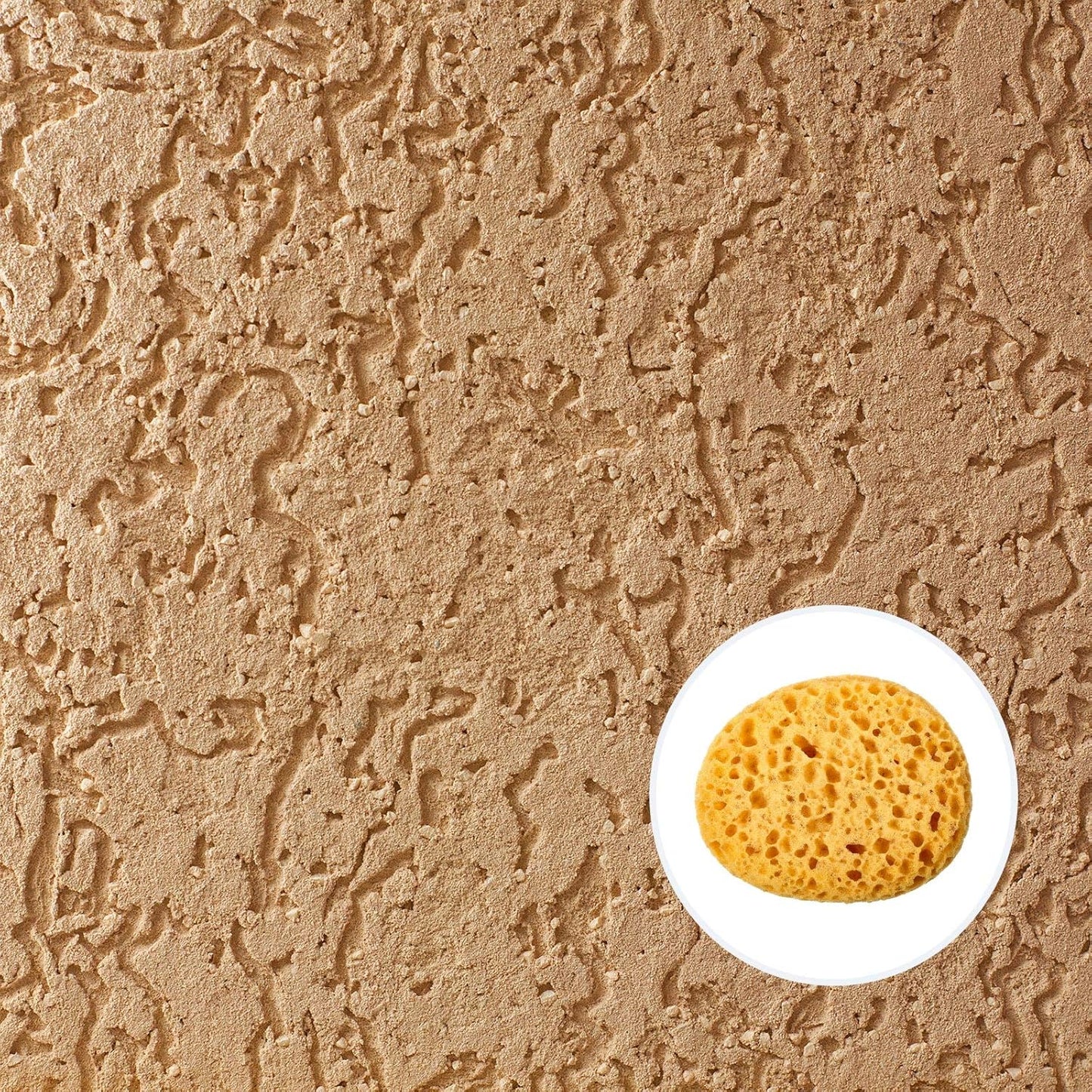Patelai Knockdown Texture Sponge Drywall Wall Patch Ceiling Texture Sponge Home Decor for Repair DIY Painting Ceiling(4 Pieces,13 x 15 x 6 cm)