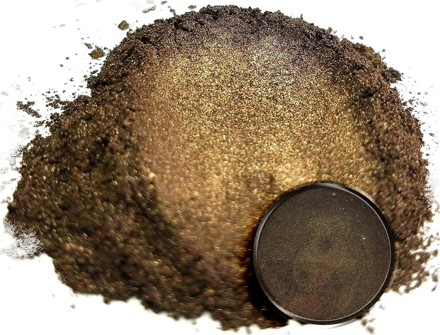 Eye Candy Pigments Premium Brown Mica Powder - Kendo Brown (25gr) - for Epoxy, Resin, Soap, Paint, Woodworking, Acrylic Pouring, Bath Bombs, Fishing Lures - DIY Arts and Crafts Additive