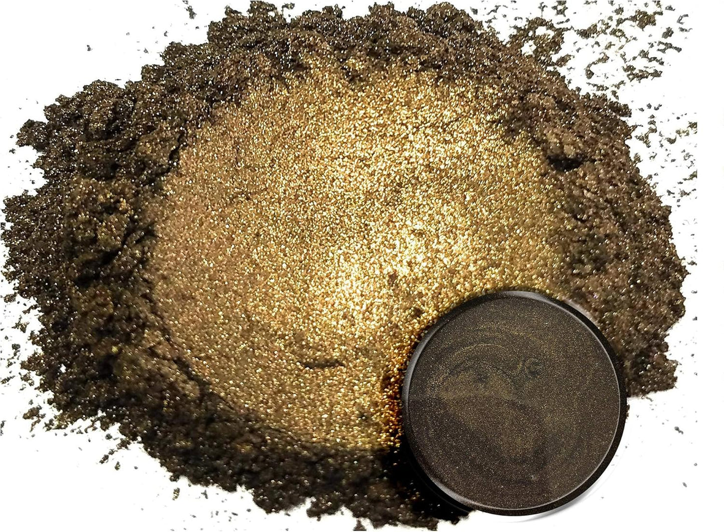 Eye Candy Pigments Premium Brown Mica Powder - Carob Brown (25gr) - for Epoxy, Resin, Soap, Paint, Woodworking, Acrylic Pouring, Bath Bombs, Fishing Lures - DIY Arts and Crafts Additive