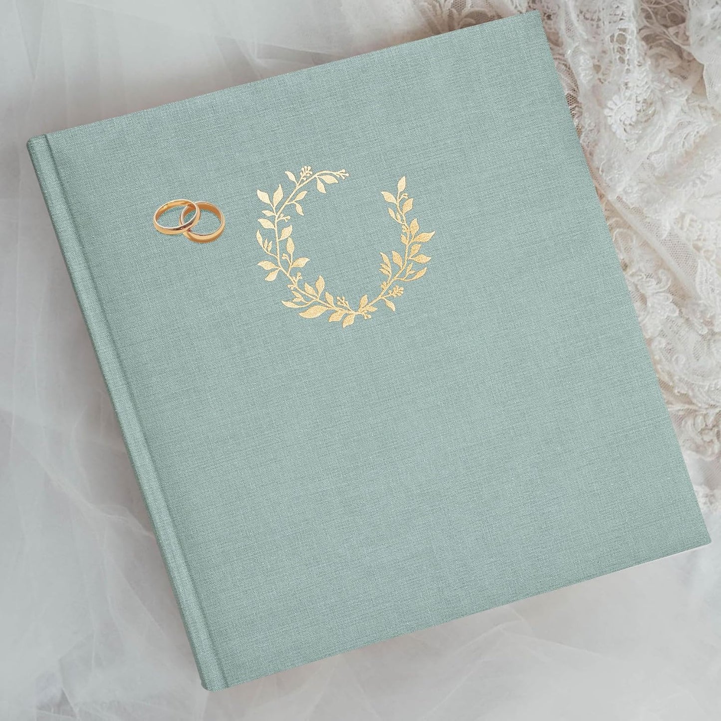 Premium Scrapbook Album – Photo Album with Writing Space – 100 Pages for Multiple Sizes 4x6, 5x7, 6x8, 8x10 – Holds 500 Photos – Wedding, Baby, Travel & Family Memories