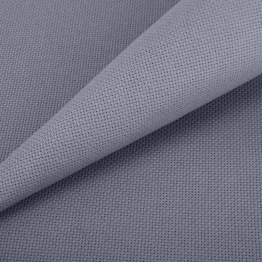 Aida Cloth 14 Count Cross Stitch Fabric,19×28inch (14CT, Gray)
