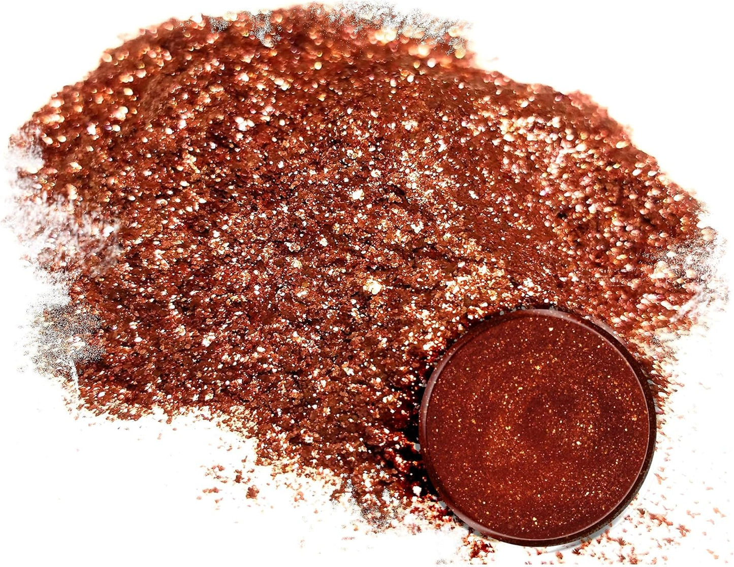 Eye Candy Pigments Premium Copper Mica Powder - Penny Copper (50gr) - for Epoxy, Resin, Soap, Paint, Woodworking, Acrylic Pouring, Bath Bombs, Fishing Lures - DIY Arts and Crafts Additive