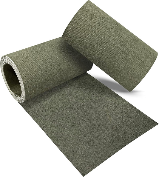 Azobur Sofa Fabric Repair Patch, Oversized Microfiber Patch, Self-Adhesive Repair Fabric, Super Cost-Effective (Olive Green)