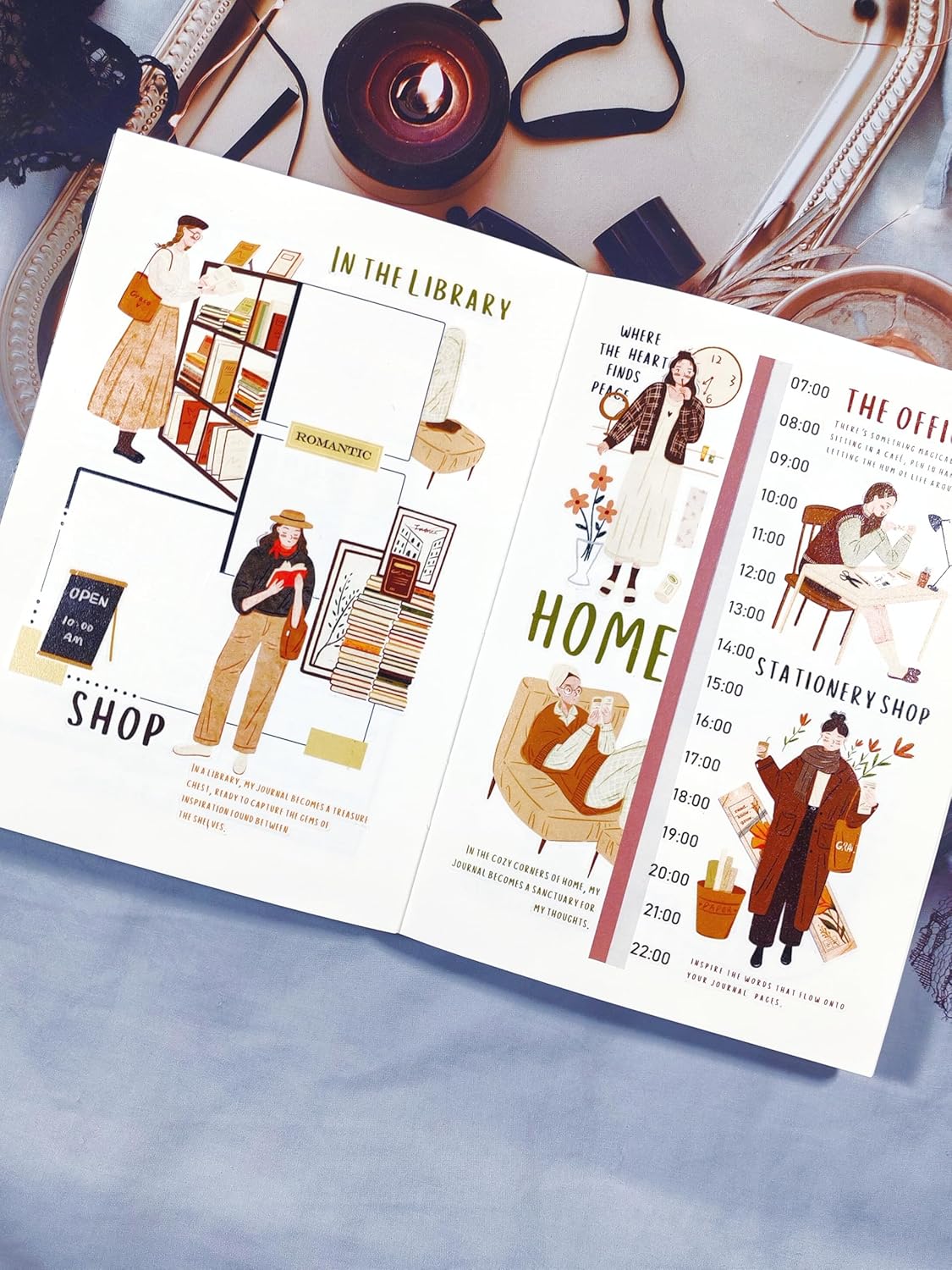 WT Pre-Cut Planner's Day 1 Washi Tape, Single Roll, Original Designs, Decorative Masking Tape for Journals, Planners, Scrapbooking, DIY Paper Projects