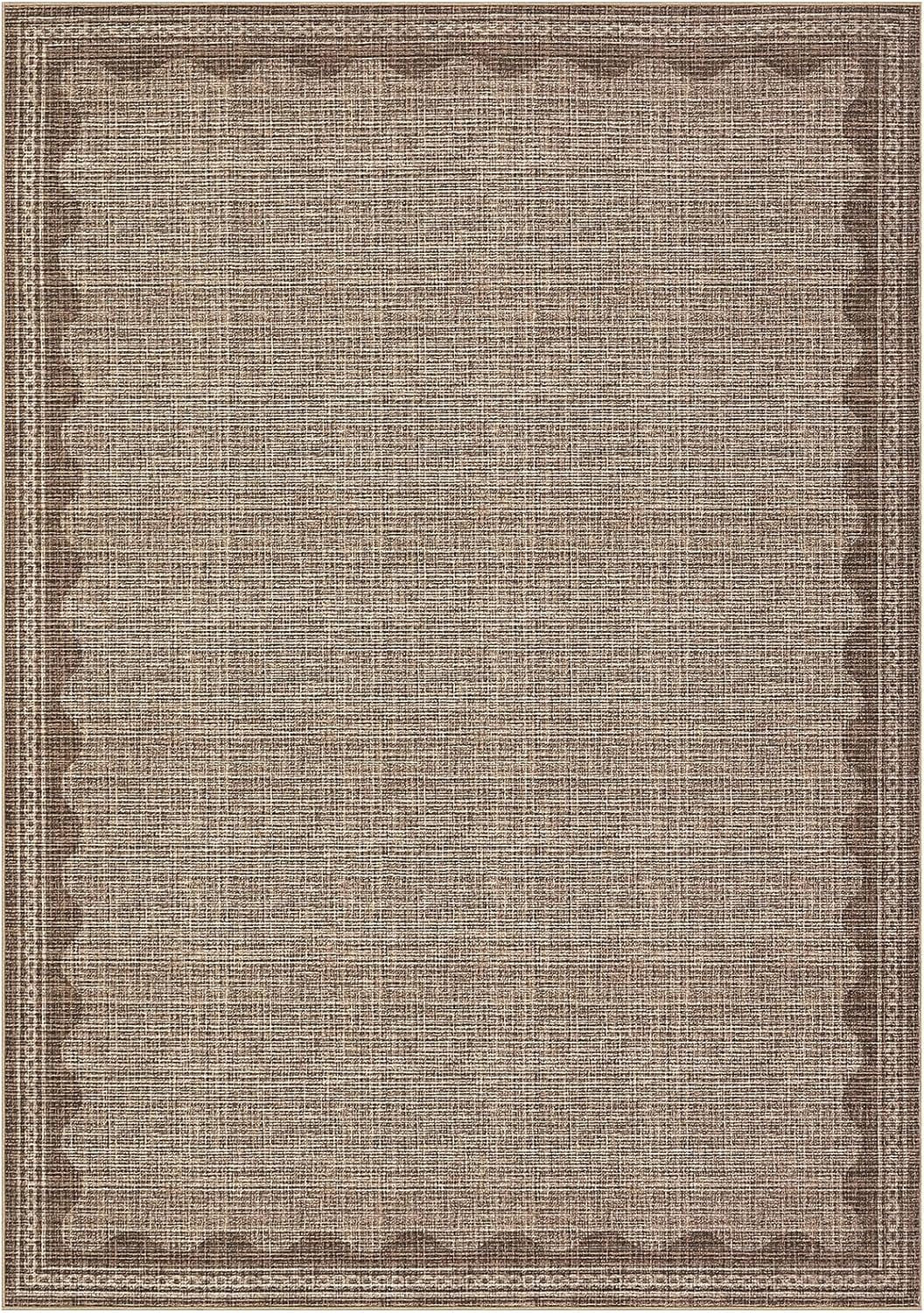 Scalloped Rug 2x3 Rugs for Entryway, Solid Coffee Rug Small Area Rug Non Slip Scalloped Bath Mat, Washable Rugs Door Mat Indoor Entrance,Soft Girls Nursery Dorm Carpet for Bedroom Kitchen