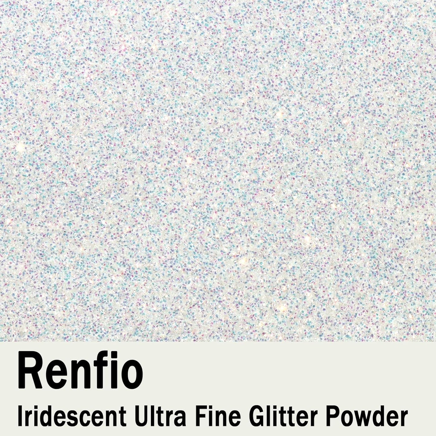 Renfio Iridescent Ultra Fine Glitter Powder Resin Supplies Glitters 1.94 Oz (55g) PET Flake Crafts Sequins 1/128" 0.008" 0.2mm Epoxy Chips Flakes for Tumblers Slime Painting - Colorful Blue